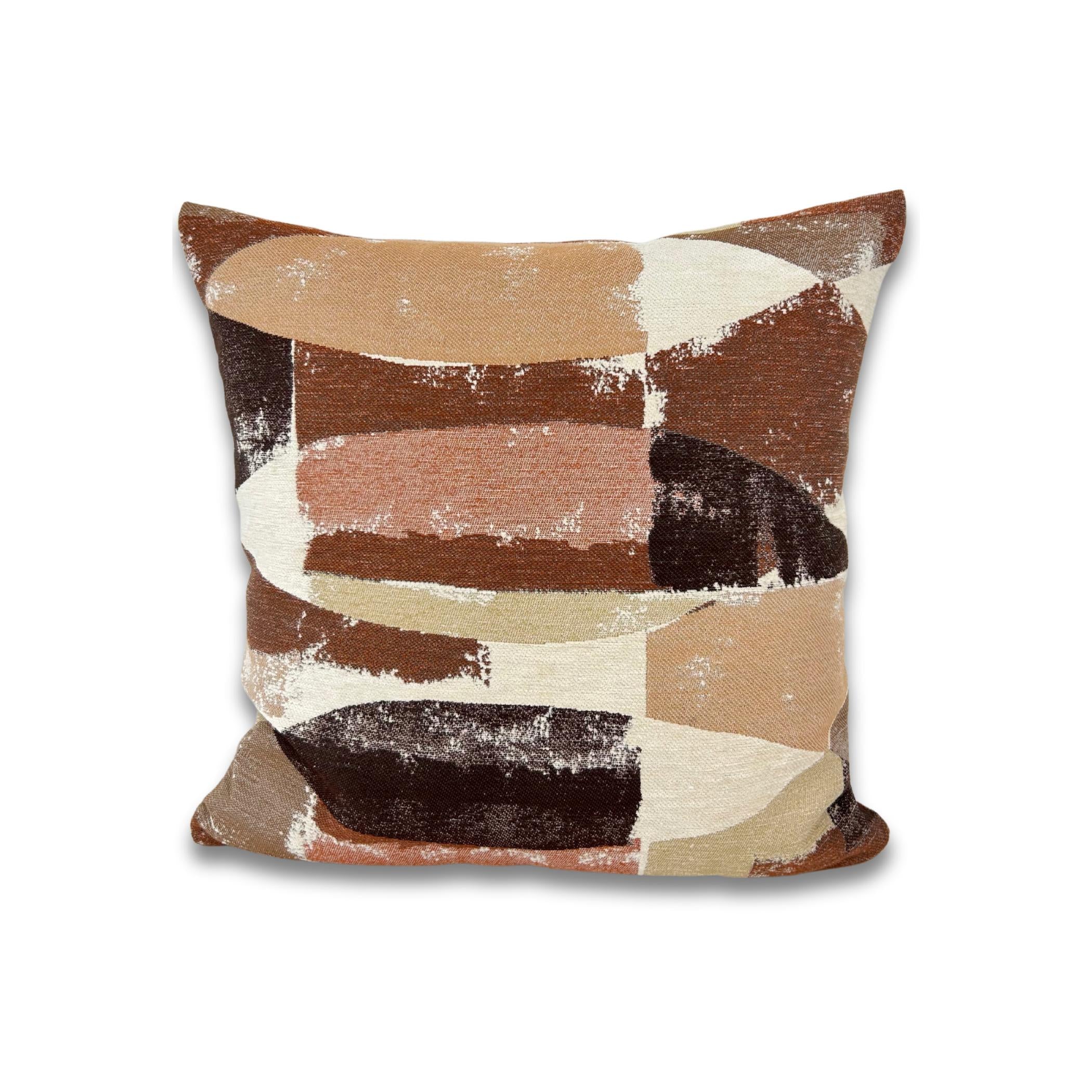 Tivoli Adobe Throw Pillow 17x17 - Soft Decorative Square Cushion for Sofa, Bed & Home Decor - Perfect for Living Room, Bedroom & Cozy Spaces