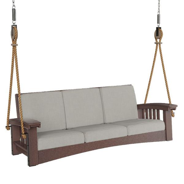 Mission Sofa Rope Swing - Indoor/Outdoor Hanging Chair for Relaxation - Perfect for Backyard, Patio, or Living Room