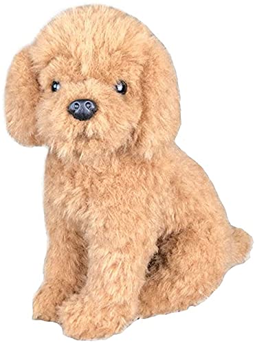 Realistic Teddy Dog Plush Toy - Ultra Soft & Lifelike Stuffed Animal for Kids & Adults (Style A, Brown) - Perfect for Gifts, Home Decor, and Cuddling