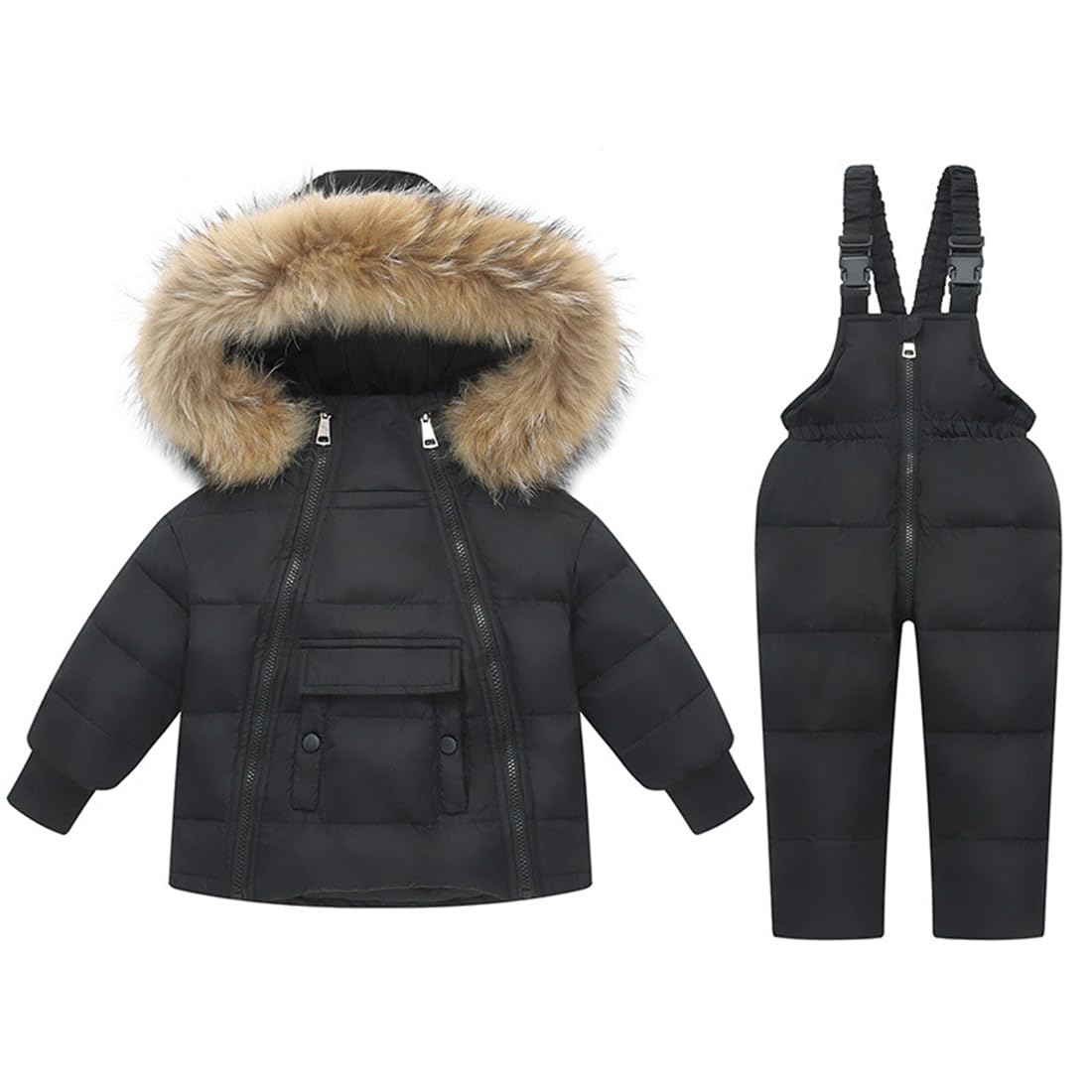Fairy Baby Warm Hooded Down Jacket - Winter Snowsuit for Toddlers & Kids | Cozy Infant Outerwear for Snow Play & Cold Weather Adventures
