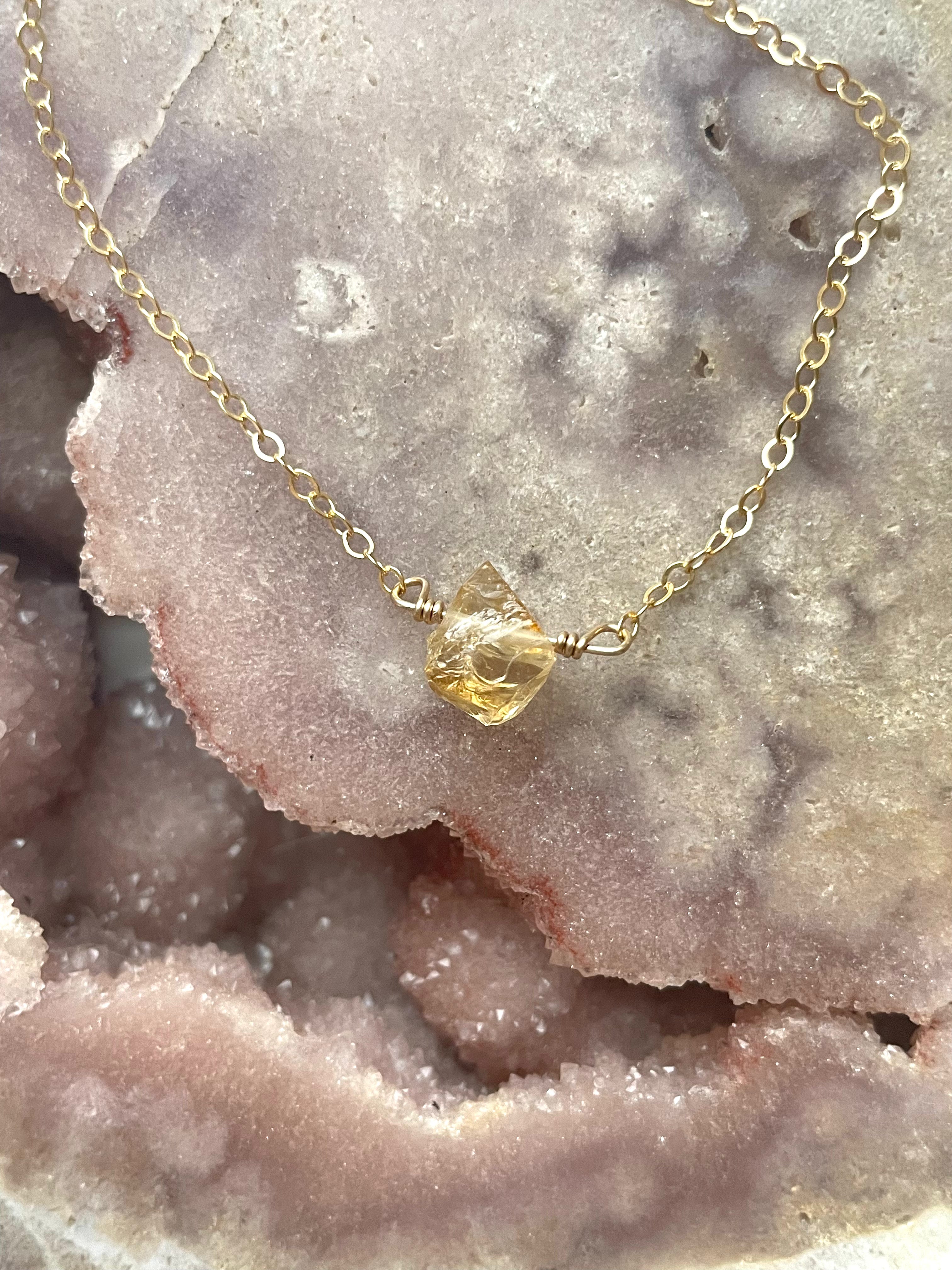 Natural Raw Citrine Gemstone Bracelet for Women - Healing Crystal Jewelry for Energy, Wealth & Positivity | Perfect for Meditation, Yoga & Spiritual Gifts