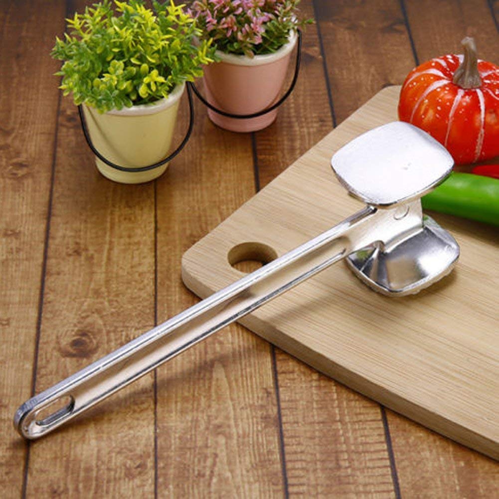 Premium Aluminum Meat Tenderizer Hammer - Professional Steak & Chicken Pounder for Beef, Poultry - Heavy Duty Kitchen Tool for Grilling, BBQ & Home Cooking Accessories