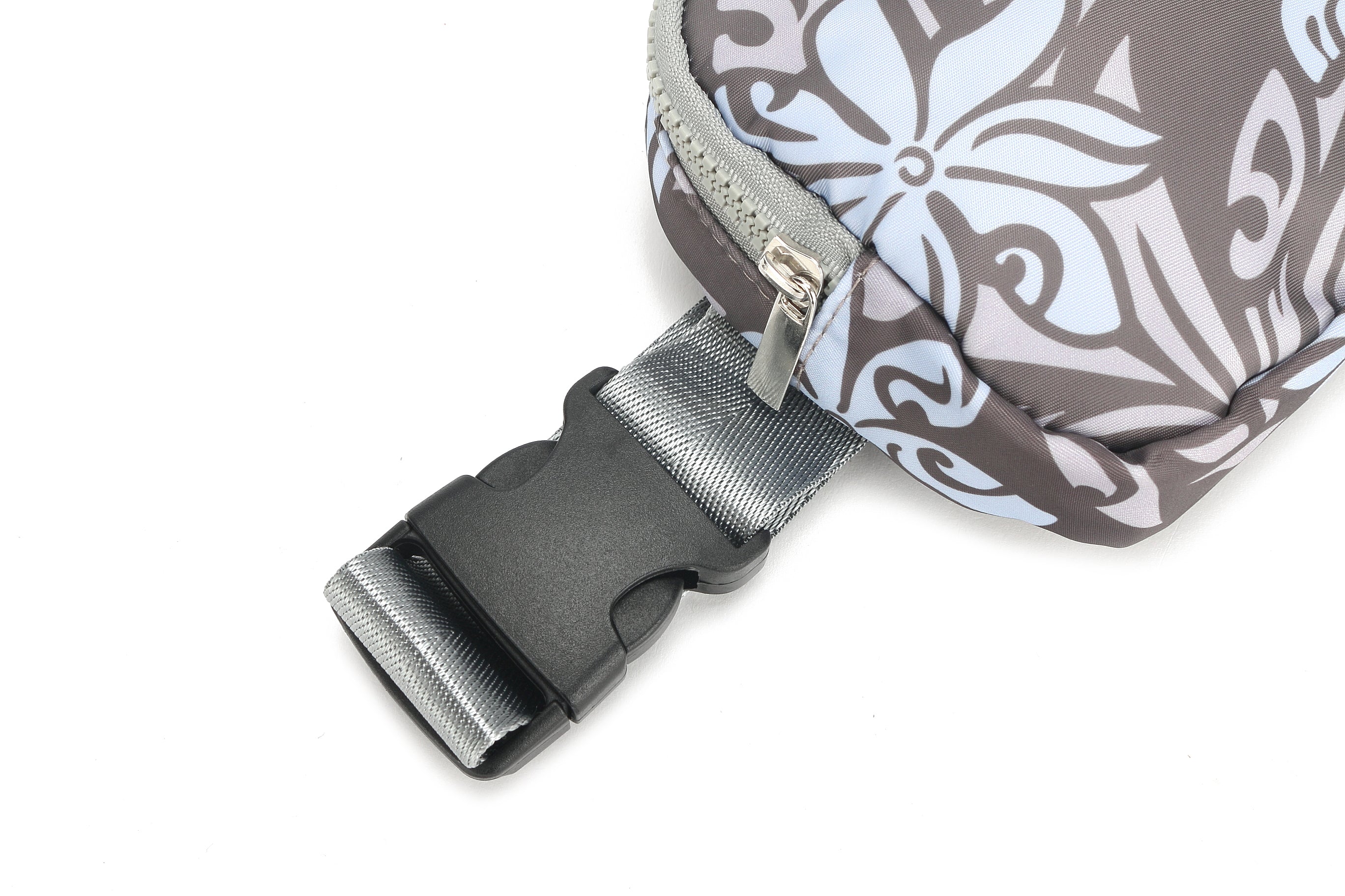 Jenna Tiare Infinity Grey Belt Bag - Stylish & Functional Waist Pack for Travel, Running, Hiking & Everyday Use
