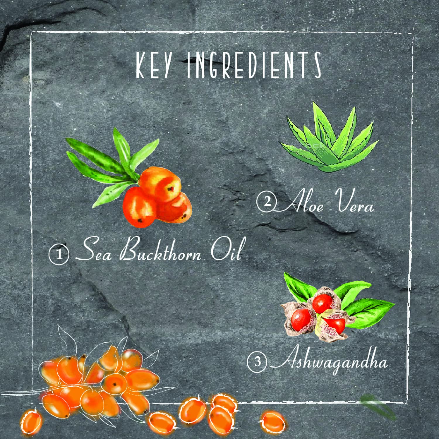 Premium Yellow River Sea Buckthorn & Hyaluronic Acid Face Serum 15ml - Hydrating Anti-Aging Facial Treatment for Dry Skin, Day & Night Use