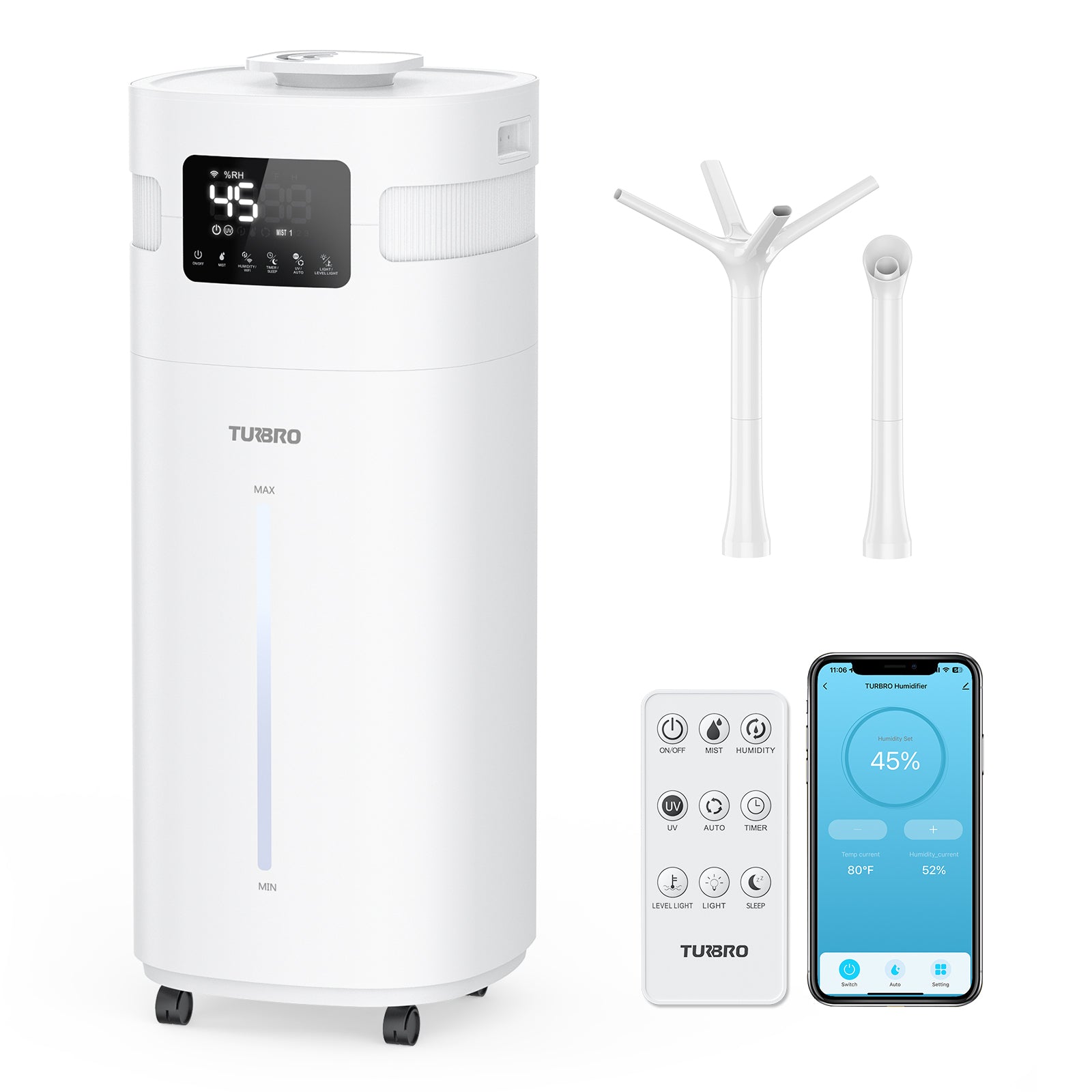 Greenland GLH20 Humidifier Remote Control - Replacement Accessory for Easy Operation | Perfect for Bedroom, Nursery & Office Use