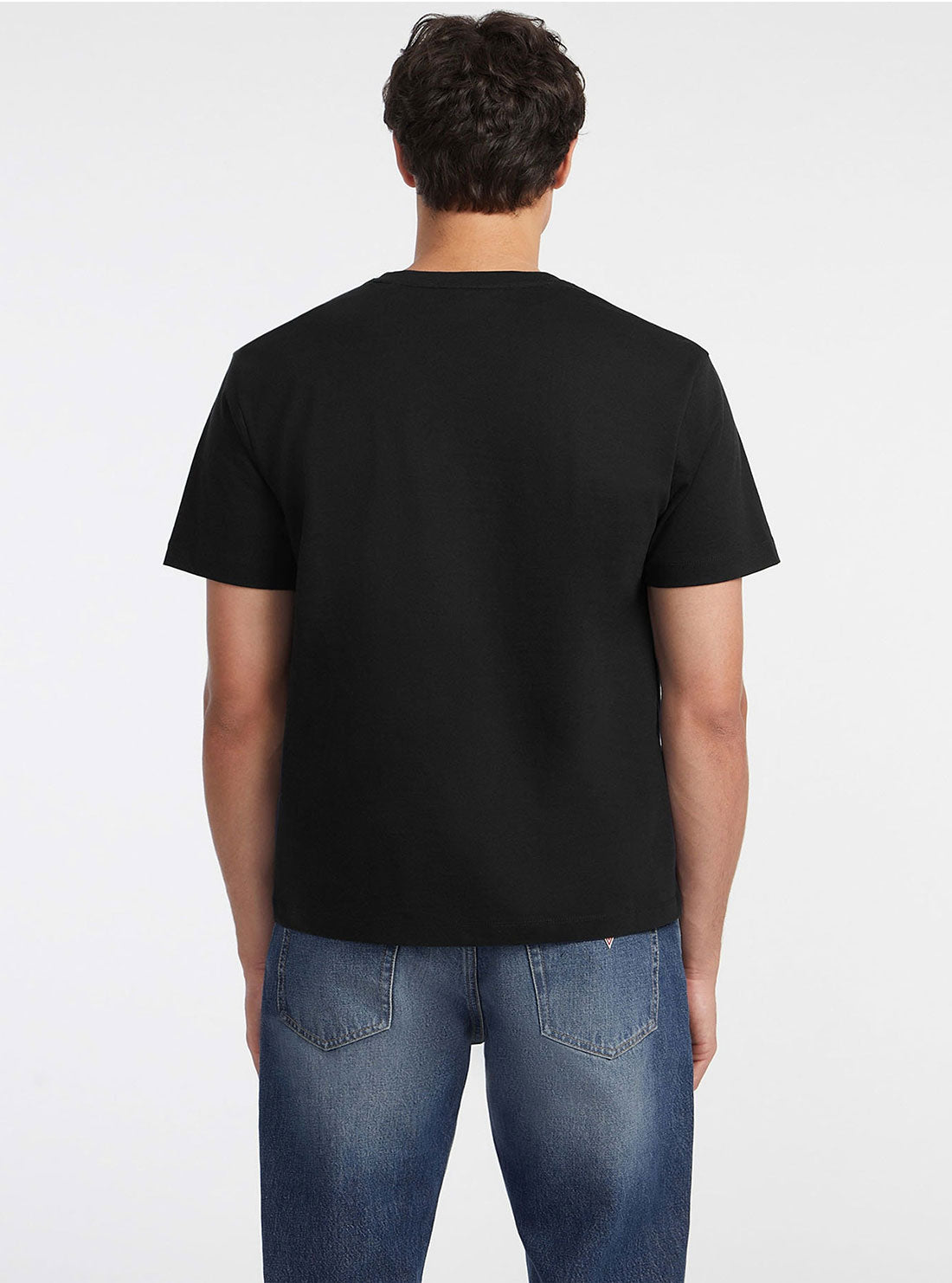 Guess Black Logo T-Shirt for Women | Casual Cotton Tee | Perfect for Everyday Wear, Outings & Street Style Fashion