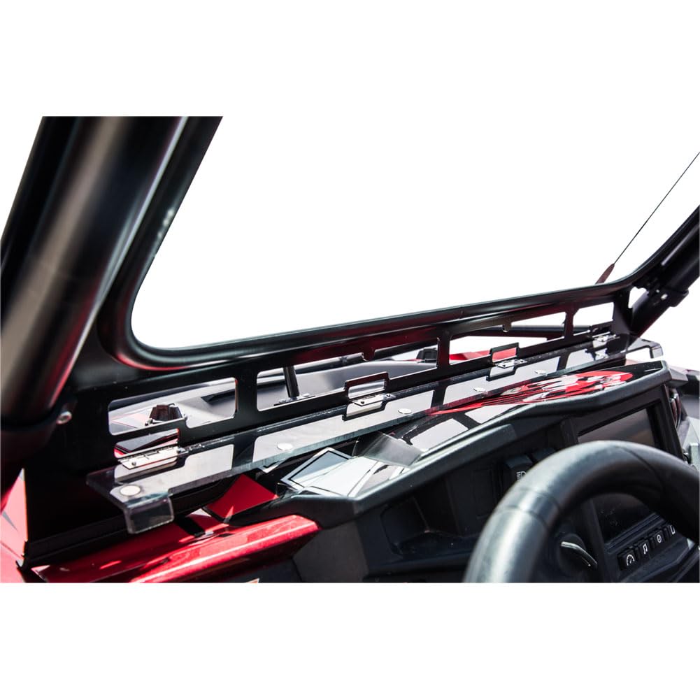 Tusk UTV Full Glass Windshield with Vent & 12