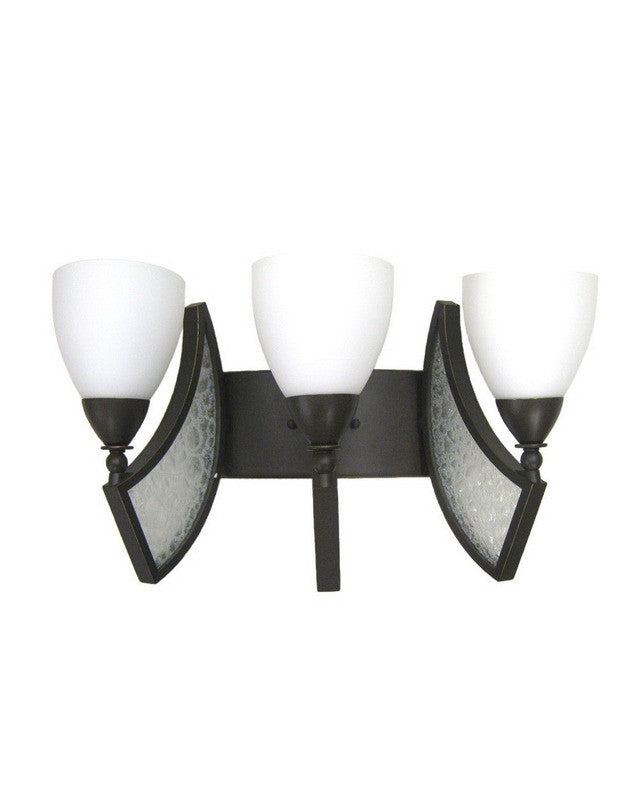 Kalco Lighting 5363 TP 3-Light Bathroom Vanity Wall Sconce in Tawny Port Finish - Perfect for Bathroom Mirror Lighting and Modern Home Decor