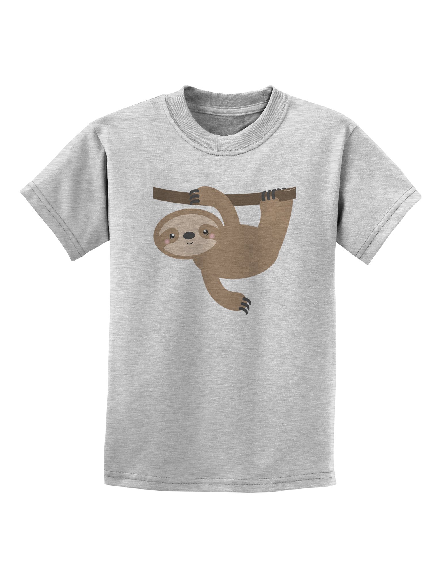 Adorable Hanging Sloth Kids T-Shirt - Cute Animal Graphic Tee for Boys & Girls - Perfect for Playdates, School & Family Outings