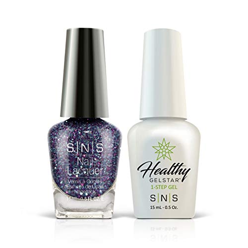 SNS Nails Duo Set - Nail Polish & UV Gel Kit #DC08 | Long-Lasting Manicure for Home & Salon Use | Perfect for DIY Nails, Professional Nail Art, and Gel Extensions