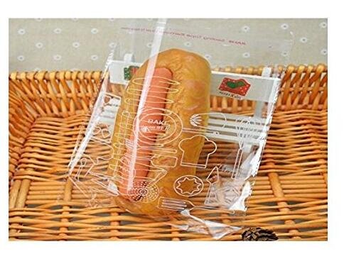 100 Pack 5'' x 7'' Clear Resealable Cellophane Bags with Adhesive Closure - Perfect for Bakery, Candles, Cookies, Snacks & Candy Storage | Ideal for Food Packaging, Party Favors & Retail Display