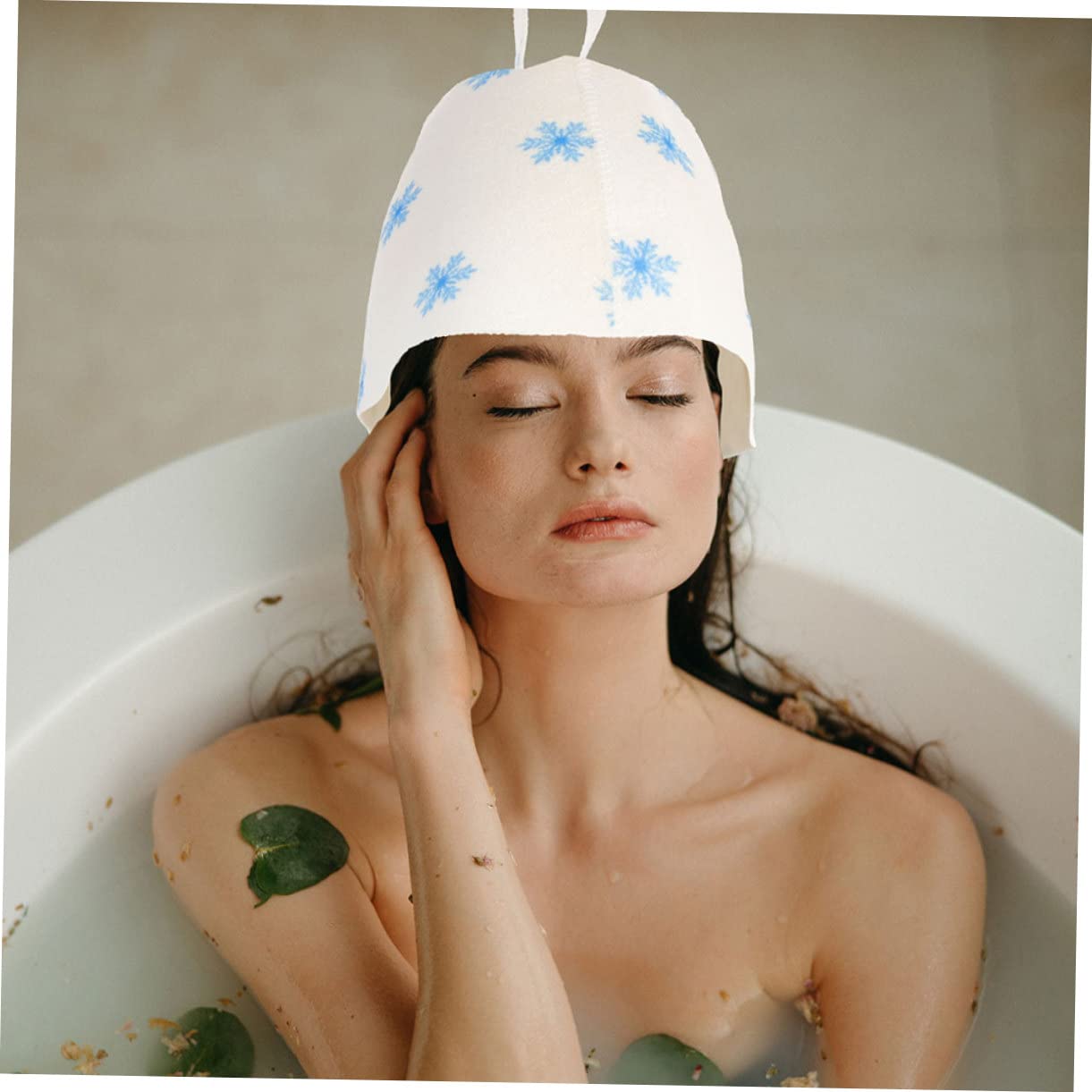 Yardwe 4-Pack Breathable Felt Sauna Hats for Men & Women - Lightweight Steam Spa Accessories, Fashionable Sauna Bath & Shower Hat - Perfect for Sauna Sessions, Spa Treatments, and Hair Protection