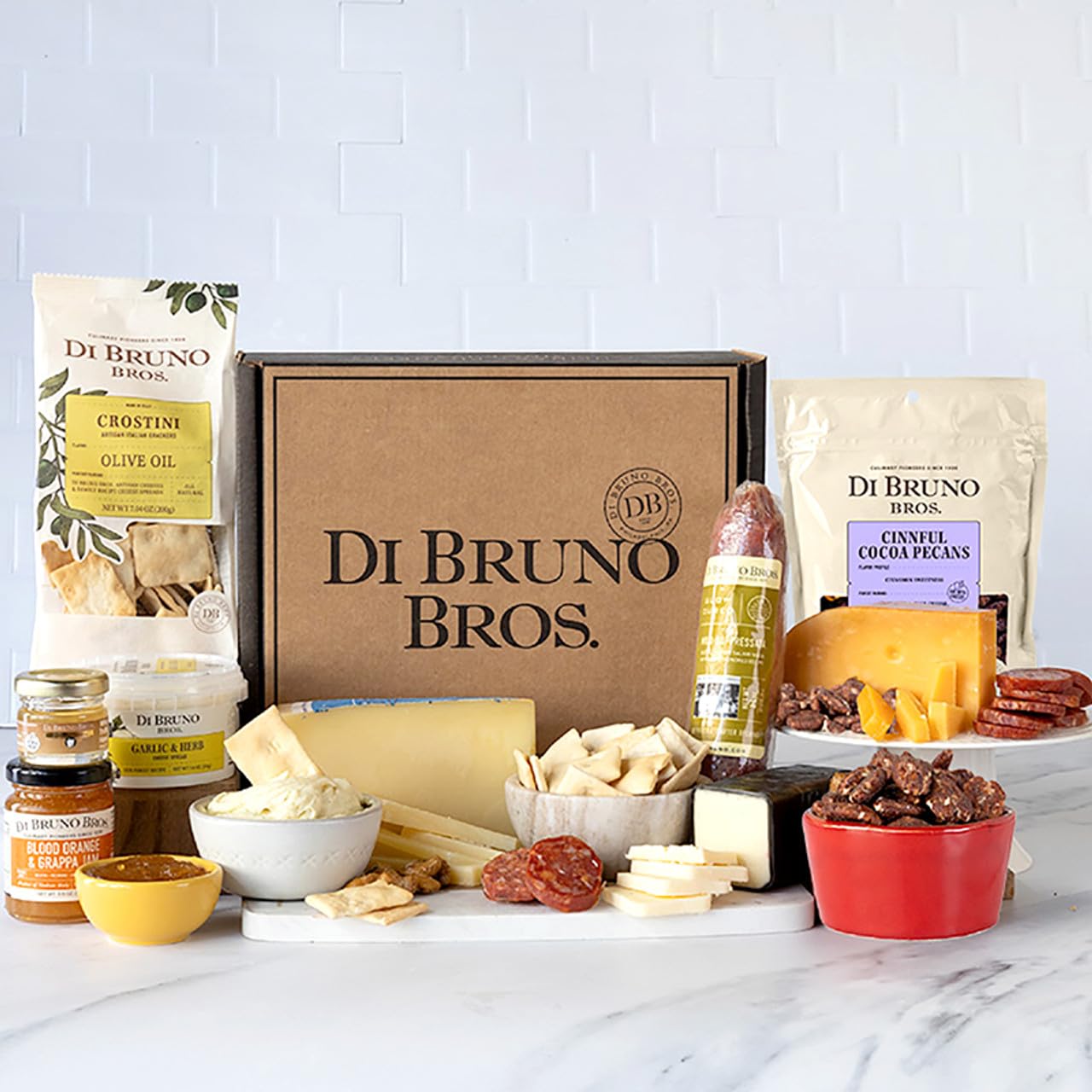 Di Bruno Bros Premium Cheese & Charcuterie Gift Box - Gourmet Meat & Cheese Pairing Set for Christmas, Holidays, Housewarming & Sympathy Gifts | Perfect for Dinner Parties, Wine Tastings & Corporate Gifting