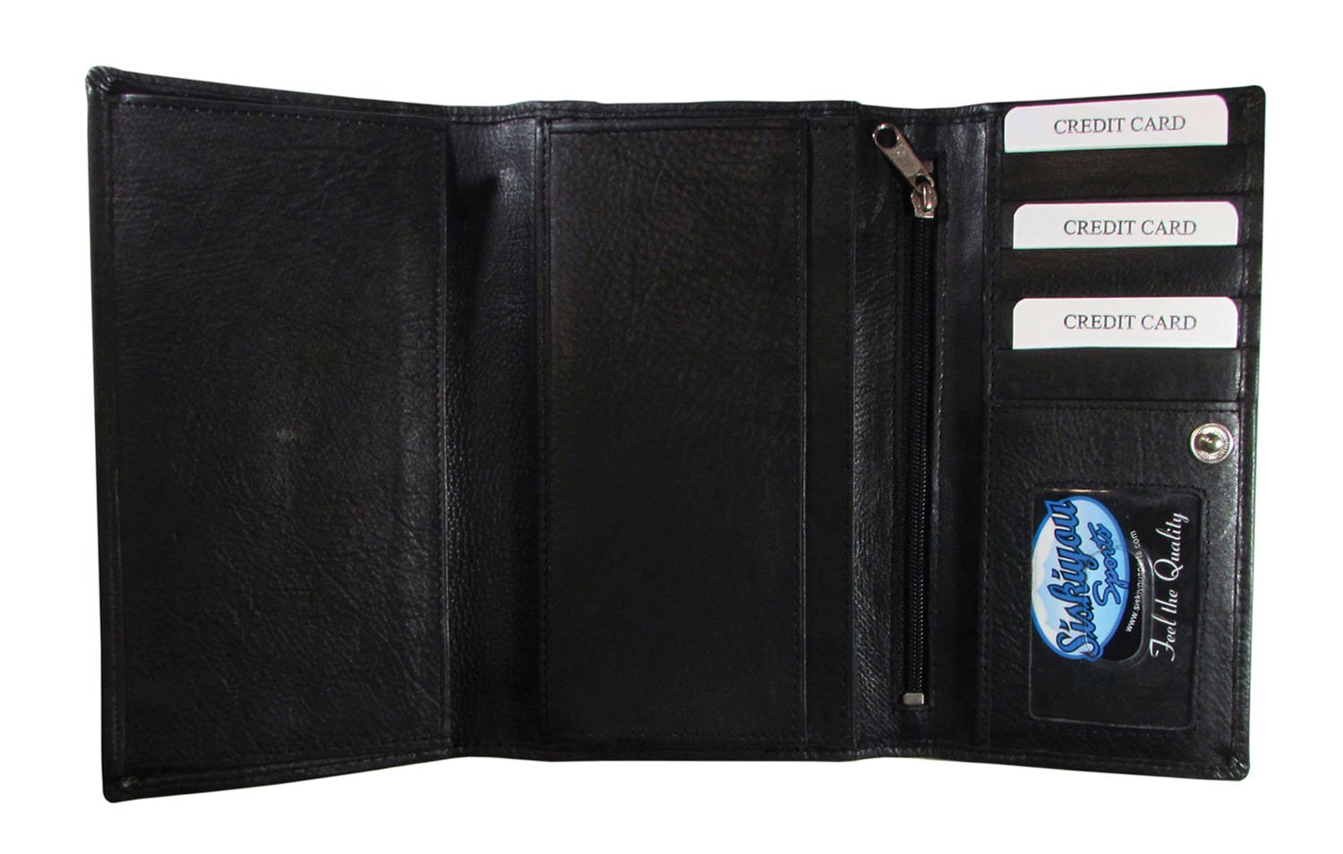 Siskiyou Sports NCAA Women's Genuine Leather Wallet - Stylish & Durable College Team Design for Everyday Use, Gifts & Game Day Accessories