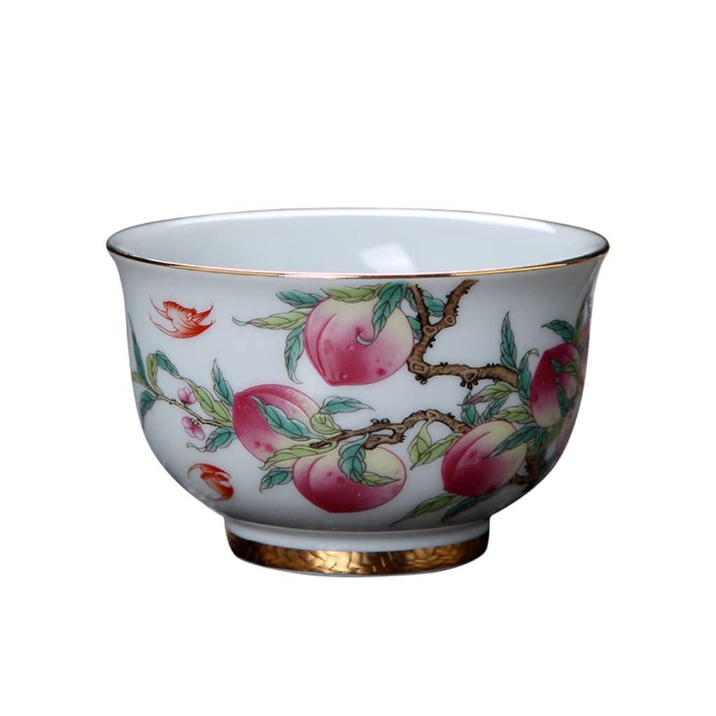 Premium Ceramic Tea Cup - Large Capacity Handcrafted Master Cup for Home & Office - Elegant Single Tea Set - Perfect for Relaxation, Gifts & Daily Use (Color: A)