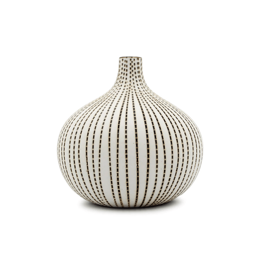 Elegant Floral Vase for Home Decor - Handcrafted Art Vase from Congo - Perfect for Centerpieces, Wedding Decor & Living Room Accents