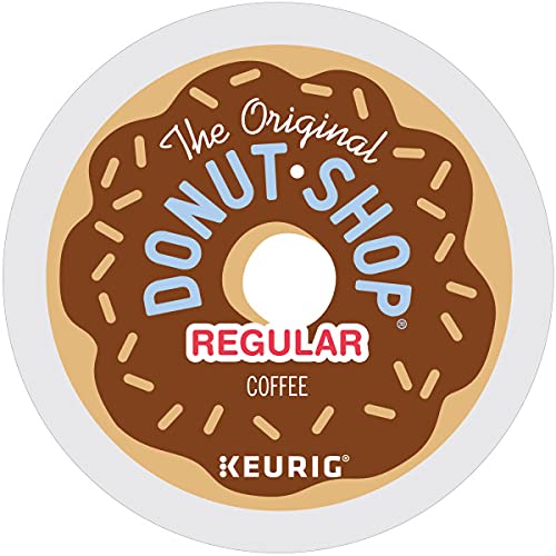 The Original Donut Shop Medium Roast Coffee K-Cup Pods for Keurig Brewers - 144 Count (6 Boxes of 24 Single-Serve Pods) - Perfect for Office, Home & Breakfast Coffee Lovers