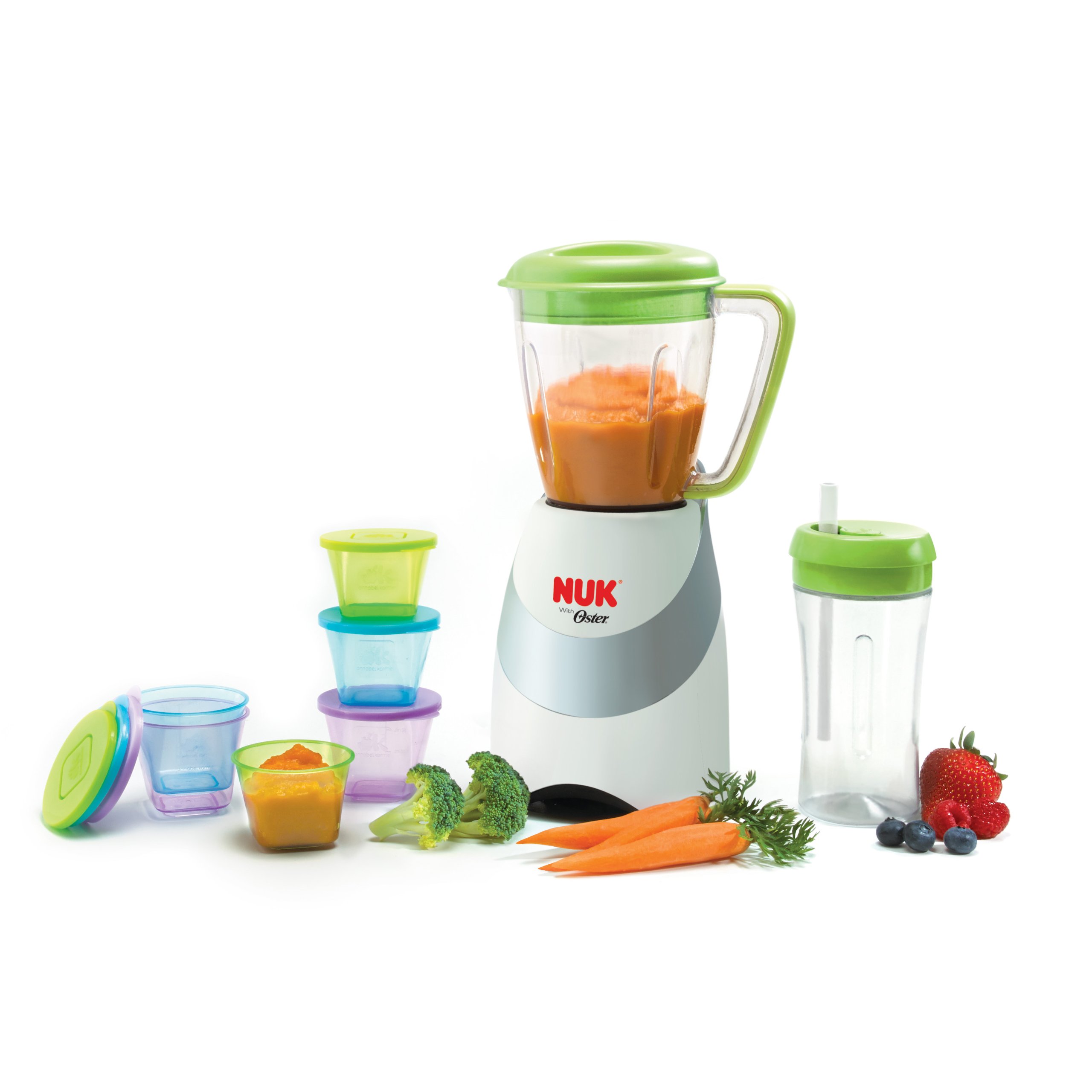 NUK Smoothie and Baby Food Maker - Easy Homemade Baby Food Blender for Healthy Meals | Perfect for Purees, Snacks, and Toddler Meals at Home