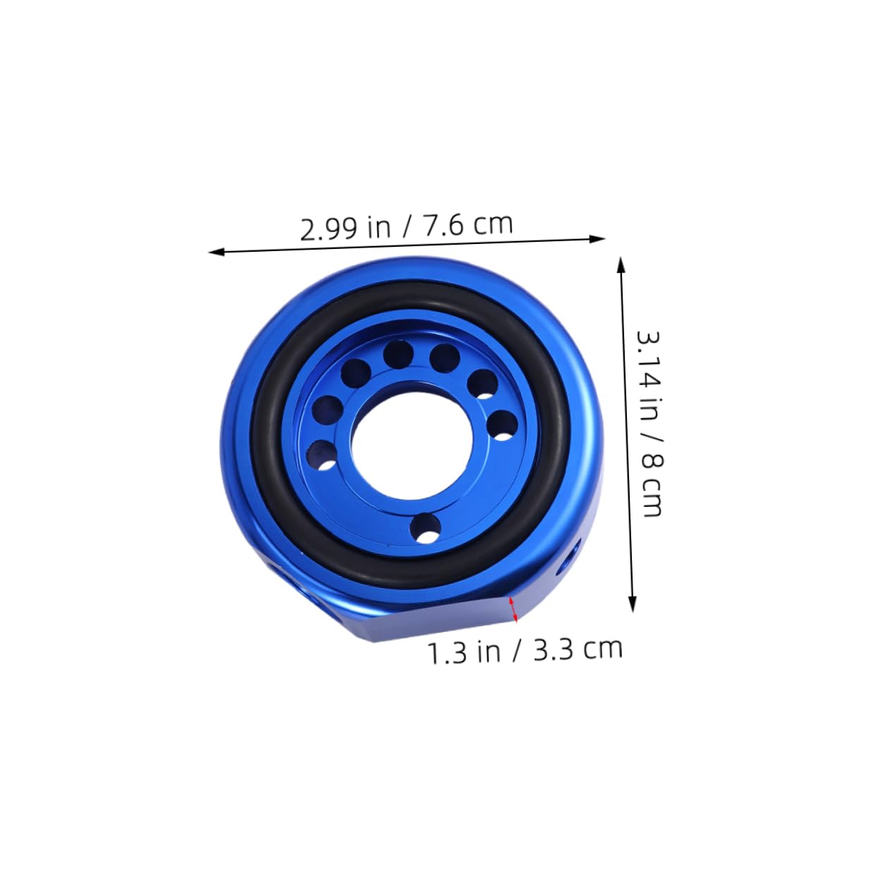 Gatuida Oil Temperature Gauge Kit - Car Engine Sandwich Plate Cooler Relocator with Thread Plate Suppressor - Perfect for Performance Upgrades & Engine Cooling Systems
