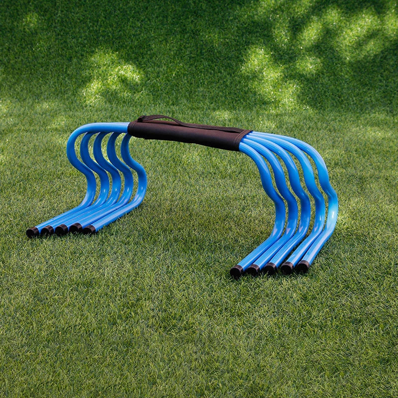 Agility Training Equipment Set - Soccer Hurdles, Football Storage Carrier & Cloth Wrapper for Sports Practice | Perfect for Football Drills, Soccer Training & Field Exercises