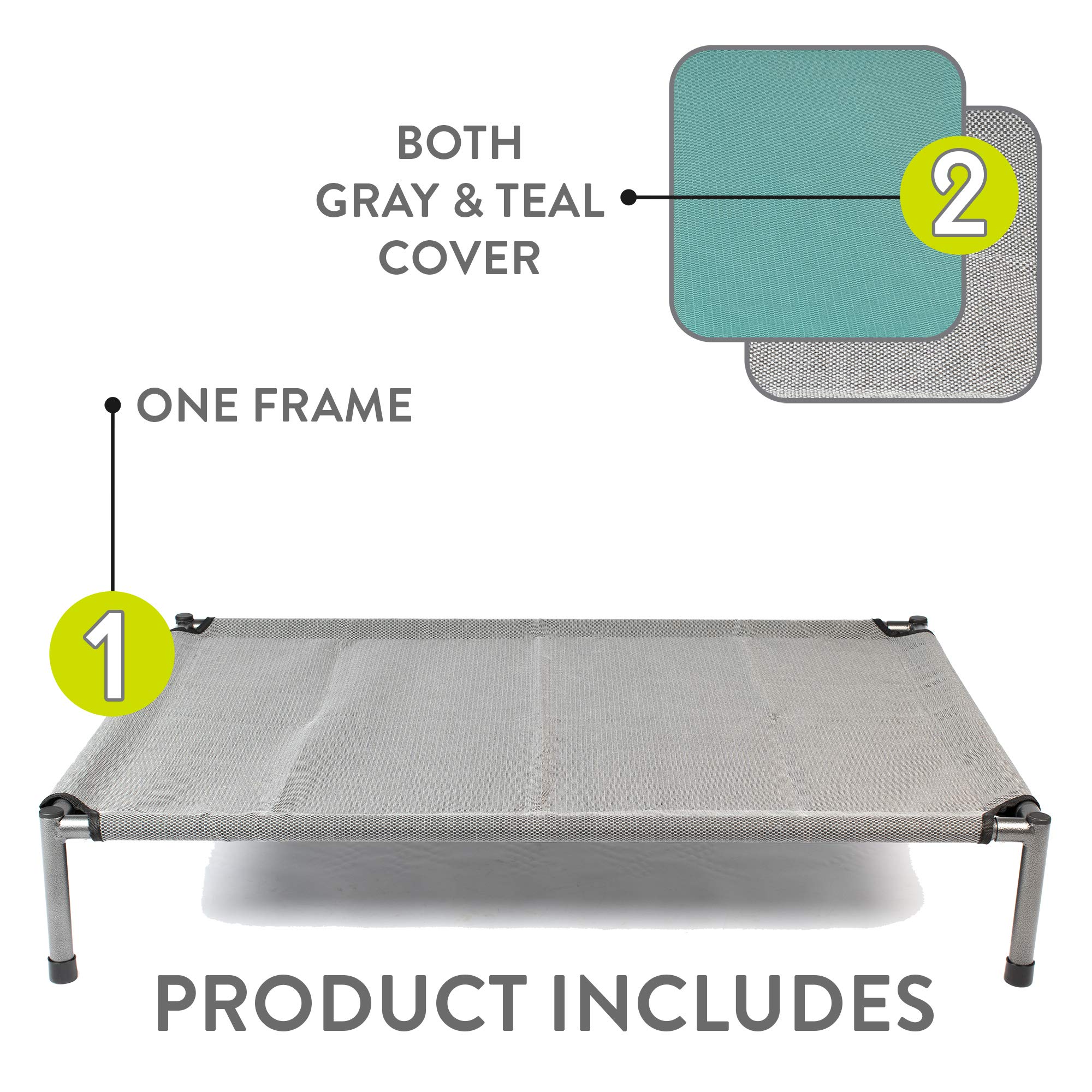 Hyper Pet's Raised Rest Deluxe Elevated Dog Bed - Breathable Outdoor & Indoor Pet Bed for Small & Medium Dogs [30