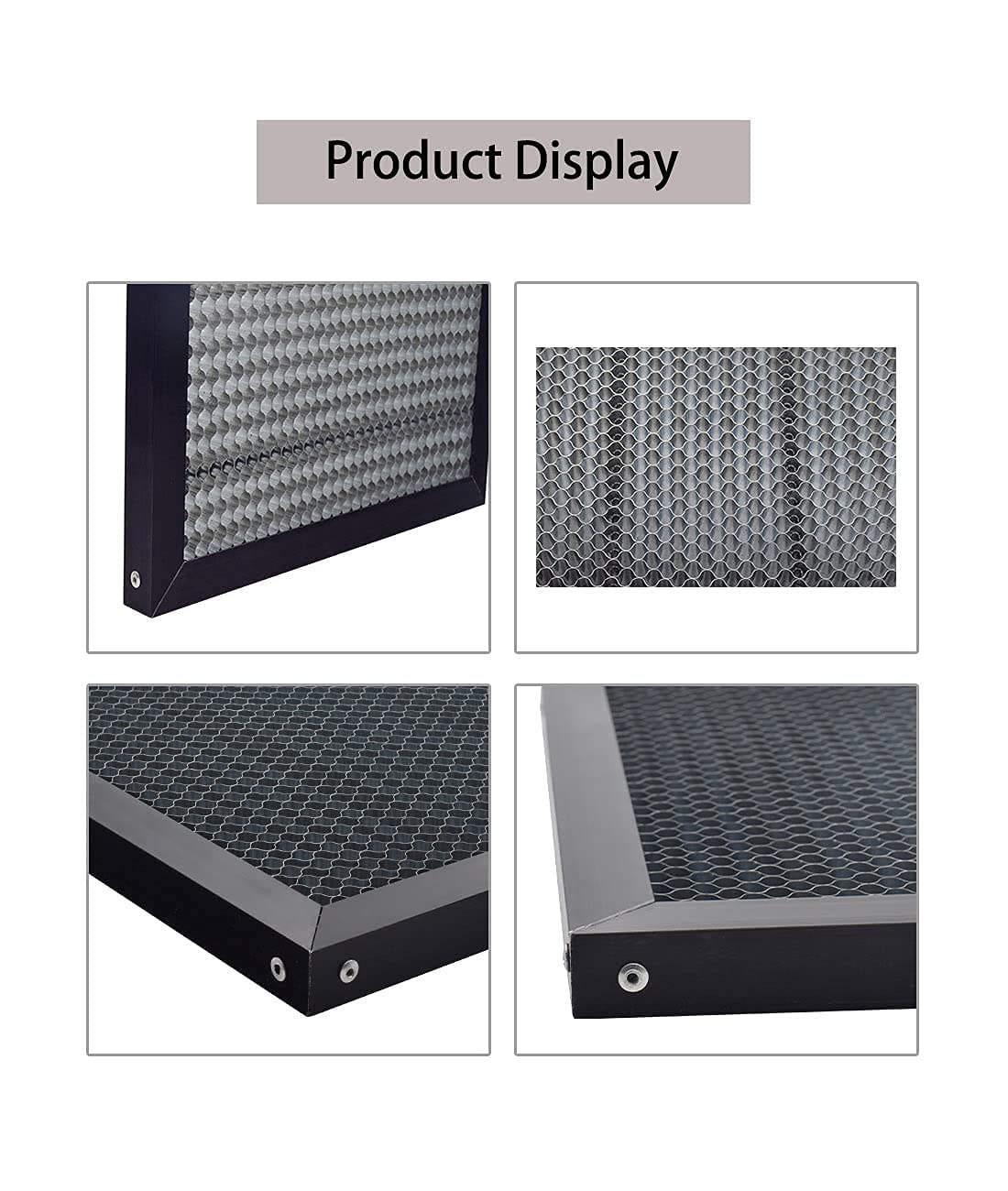 Premium Aluminum Honeycomb Work Table for CO2 Laser Engraver & CNC Router - 430x330mm - Ideal for Laser Cutting, Engraving & Woodworking Projects