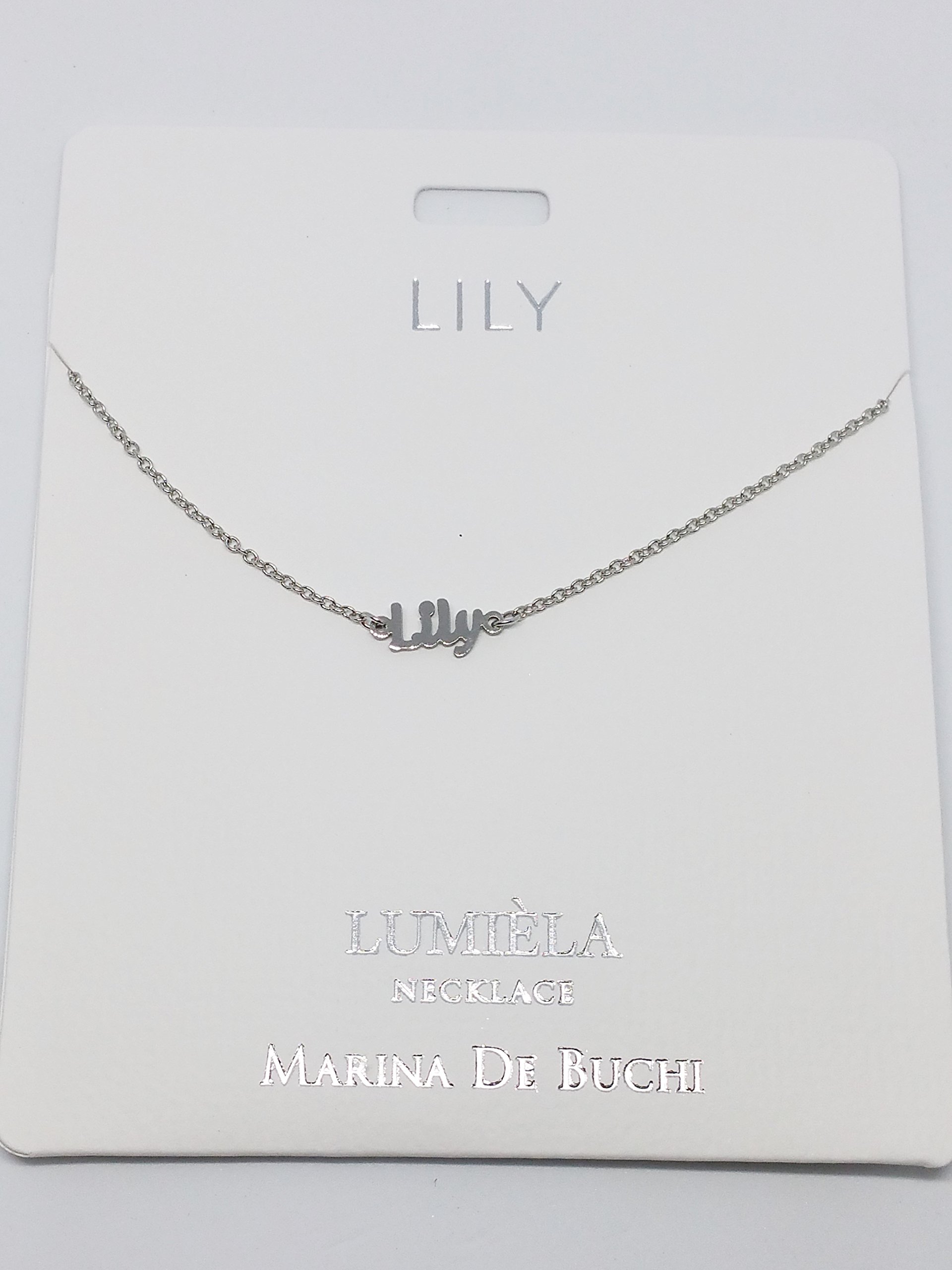 Lumeila Lily Necklace - Sterling Silver Marina De Buchi Pendant Jewelry for Women | Perfect Gift for Birthday, Anniversary & Special Occasions