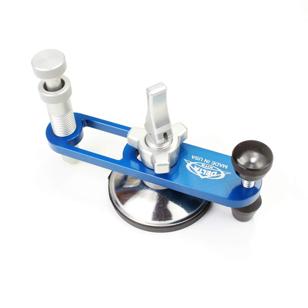 Delta Kits Professional Windshield Repair Bridge & Injector Kit - Auto Glass Rock Chip Repair Tool for Car Windshield Cracks - Perfect for DIY and Professional Auto Glass Repairs at Home or Shop