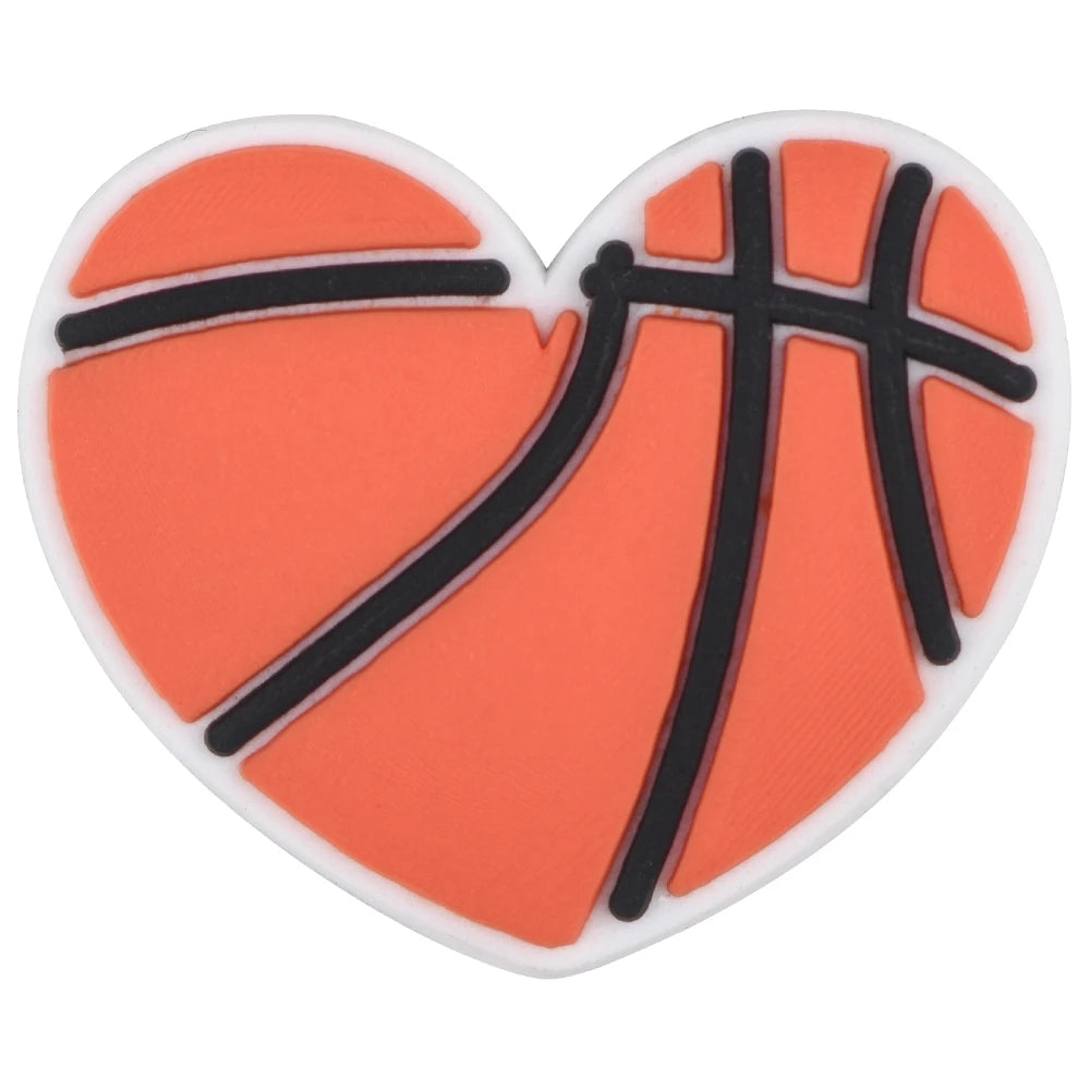 Basketball Shoe Charms for Men - Sports Shoe Accessories & Decorations - Perfect Gift for Dad, Xmas Party, Basketball Fans & Sneaker Lovers - Great for Game Days, Casual Wear & Sneaker Customization