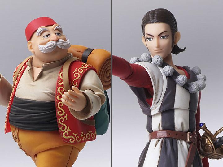 Bring Arts Dragon Quest XI Echoes of an Elusive Age Sylvando & Rab Action Figure 2-Pack - Square Enix Collectible Anime Figures for Display & Gaming Fans - Perfect for Home Decor, Office Display, and Anime Collections
