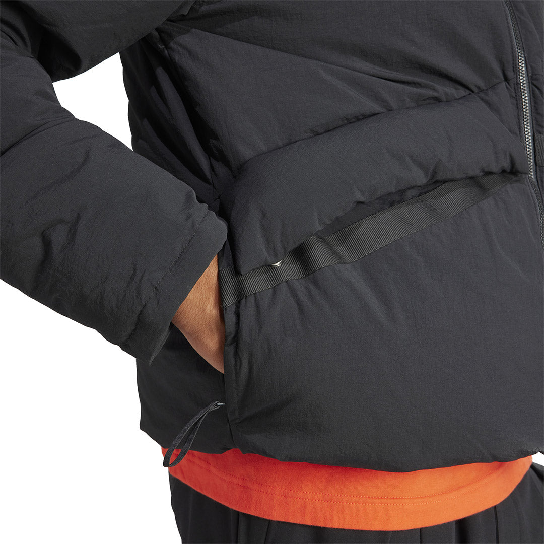 adidas Men's Big Baffle Jacket (IK3156) - Lightweight Puffer Coat for Winter, Running & Outdoor Activities