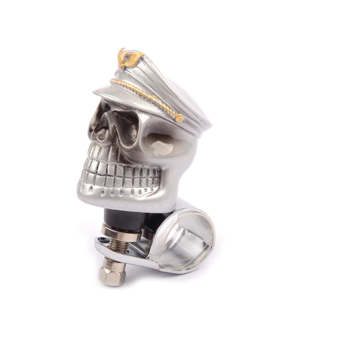 Resin Skull Steering Wheel Spinner Knob - Suicide Knob Handle for Cars, Trucks & Off-Road Vehicles - Easy Turning Accessory for Better Control (Perfect for Off-Roading, Drifting & Tight Parking)