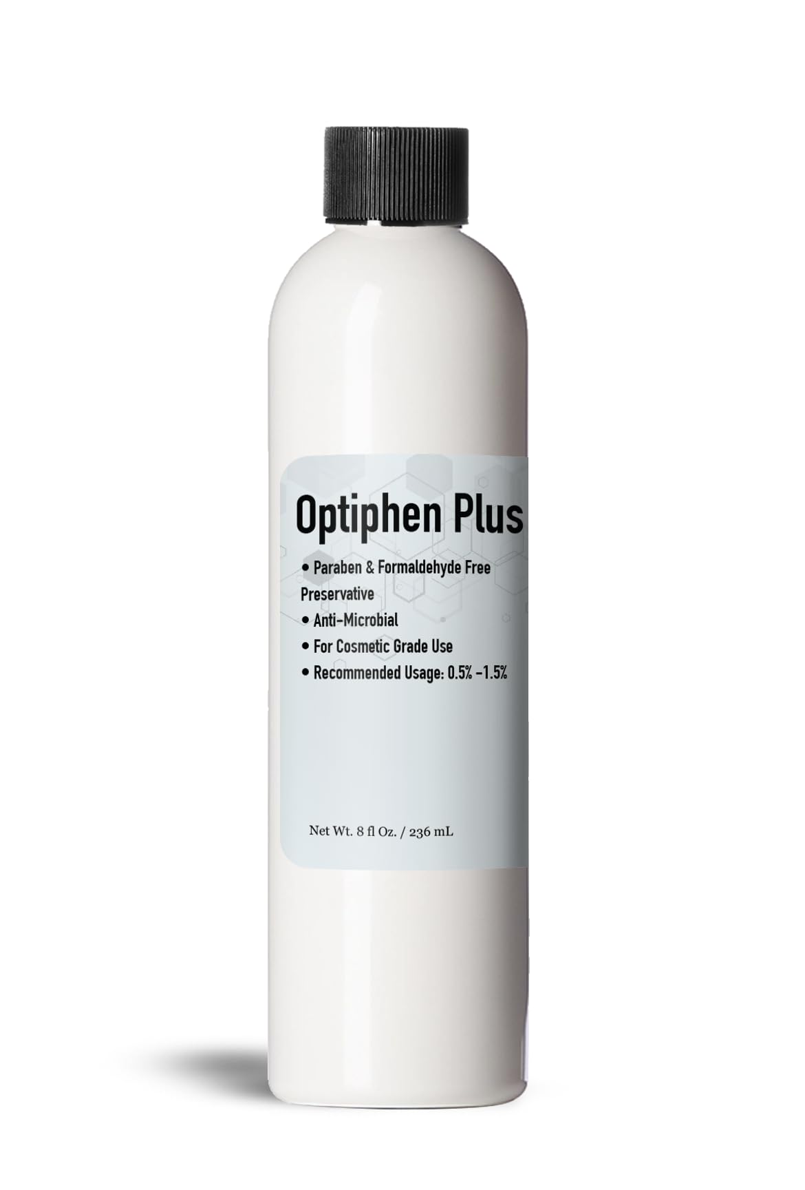 Optiphen Plus Natural Preservative for Cosmetics – 8 oz (236 mL) | DIY Lotion, Serum & Skincare Preservative | Vegan, Paraben-Free | Extends Shelf Life for Homemade Beauty Products