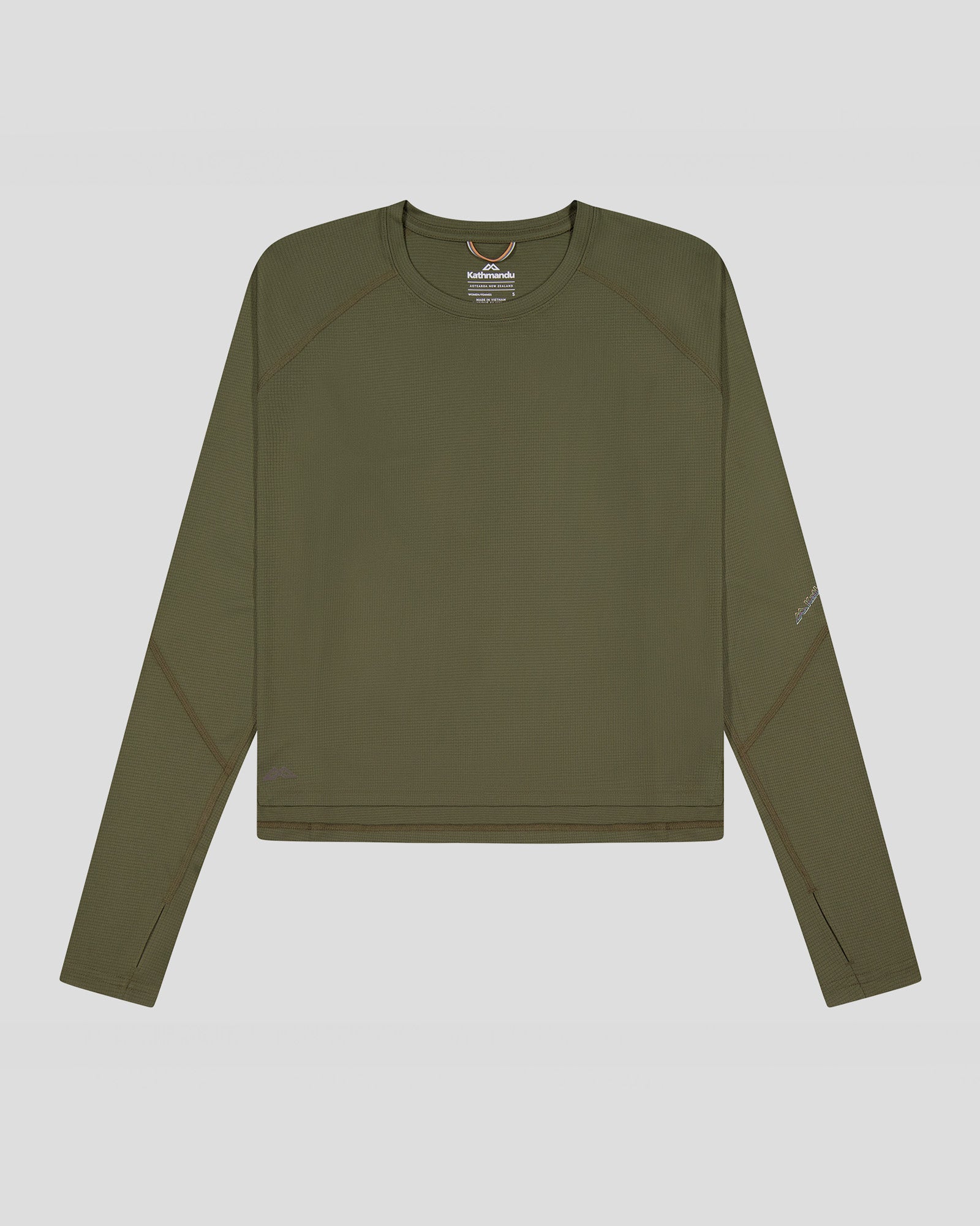 Women's SUN Stopper LT Long Sleeve Top - Light Moss UPF 50+ Sun Protection Shirt for Hiking, Running & Outdoor Activities