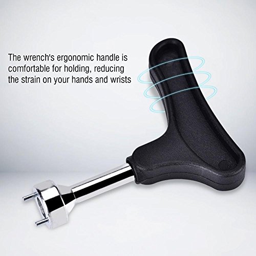 Dilwe Stainless Steel Multifunction Golf Cleat Wrench Tool - Essential Golf Shoe Accessory for Quick Cleat Replacement | Perfect for Golf Course Maintenance & Equipment Repair