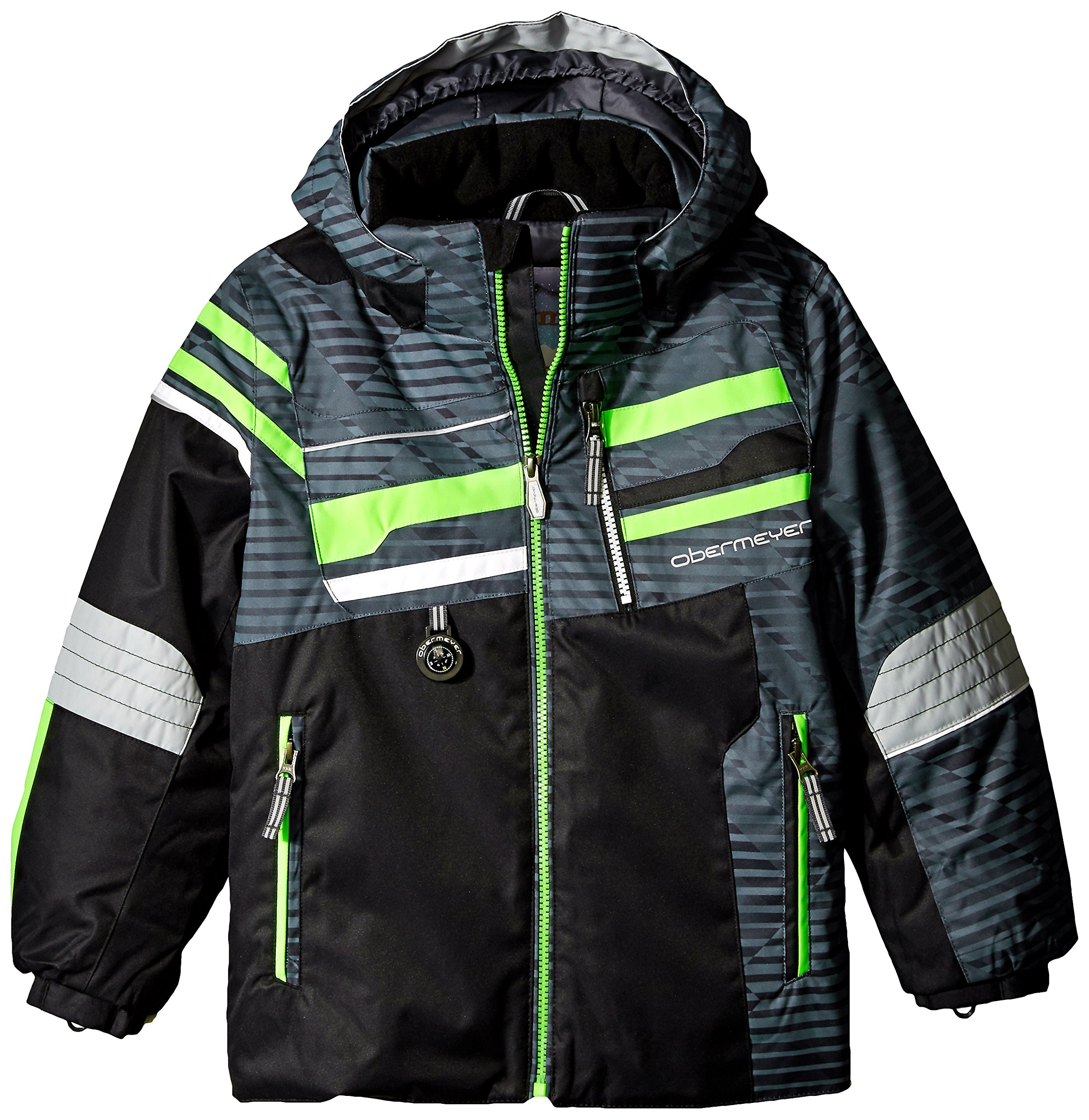 Obermeyer Boys Stryker Jacket - Waterproof Winter Coat for Kids, Lightweight Insulated Snow Jacket for Boys - Perfect for Skiing, Snowboarding & Outdoor Winter Activities