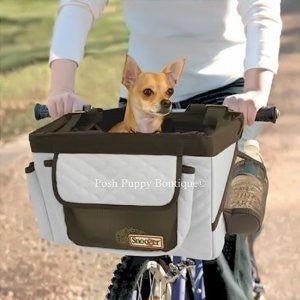 Silver Buddy Bike Basket - Durable & Stylish Front or Rear Bicycle Basket for Groceries, Picnics & Commuting