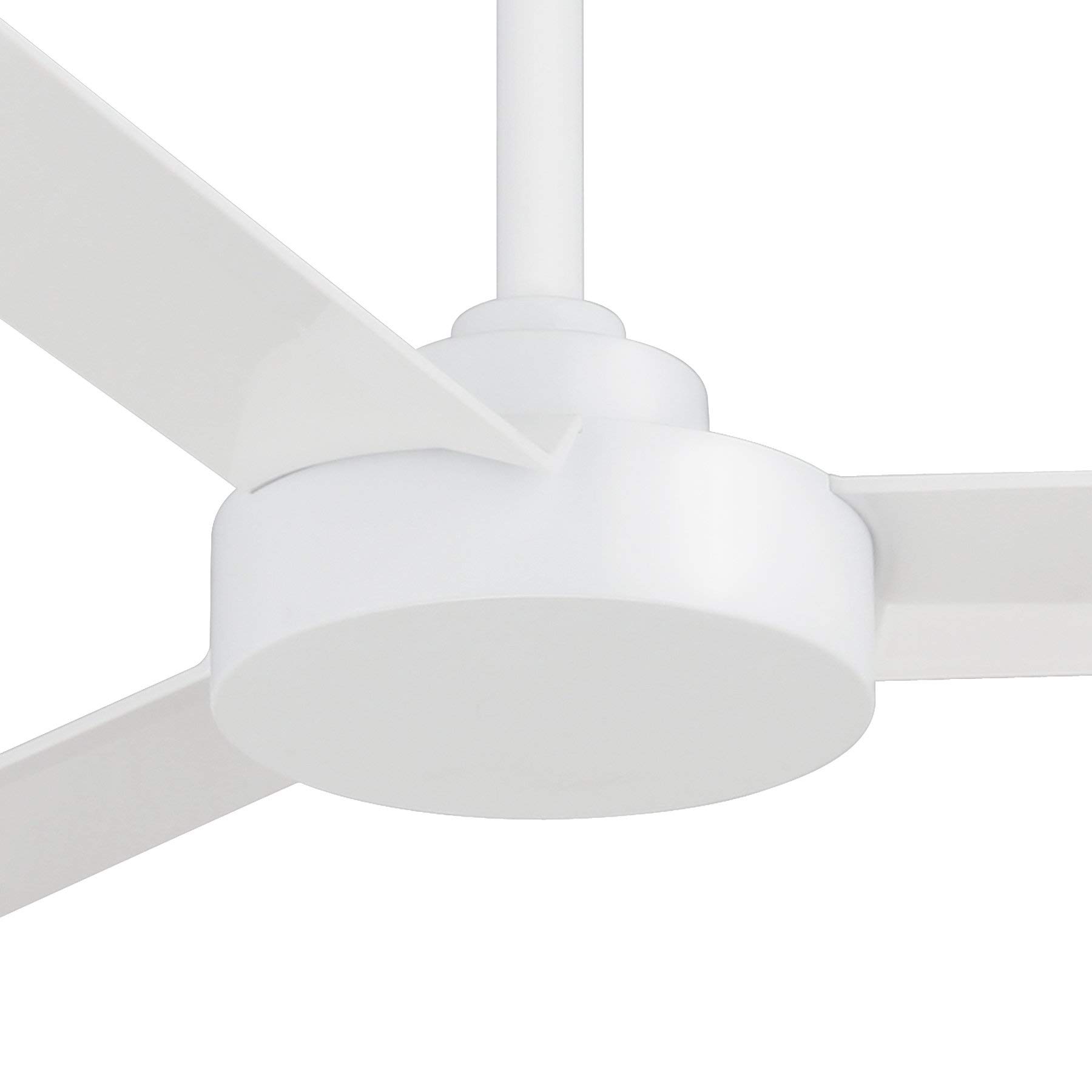 Minka Aire Roto 52 Inch White Indoor Ceiling Fan with Wall Control - Perfect for Living Room, Bedroom & Home Office Cooling