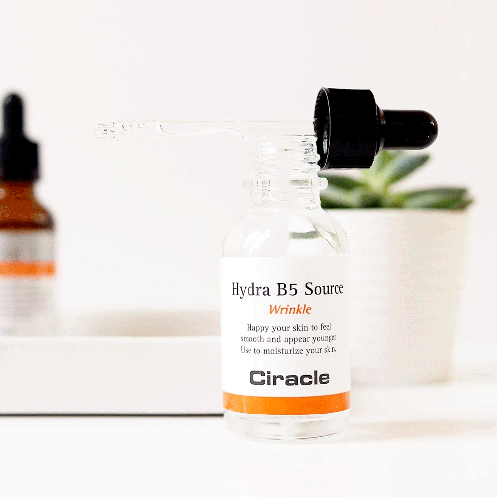 Ciracle Hydra B5 Source 30ml - Hydrating Serum for Dry & Sensitive Skin - Daily Moisturizer for Face & Body - Perfect for Post-Workout & Travel Skincare