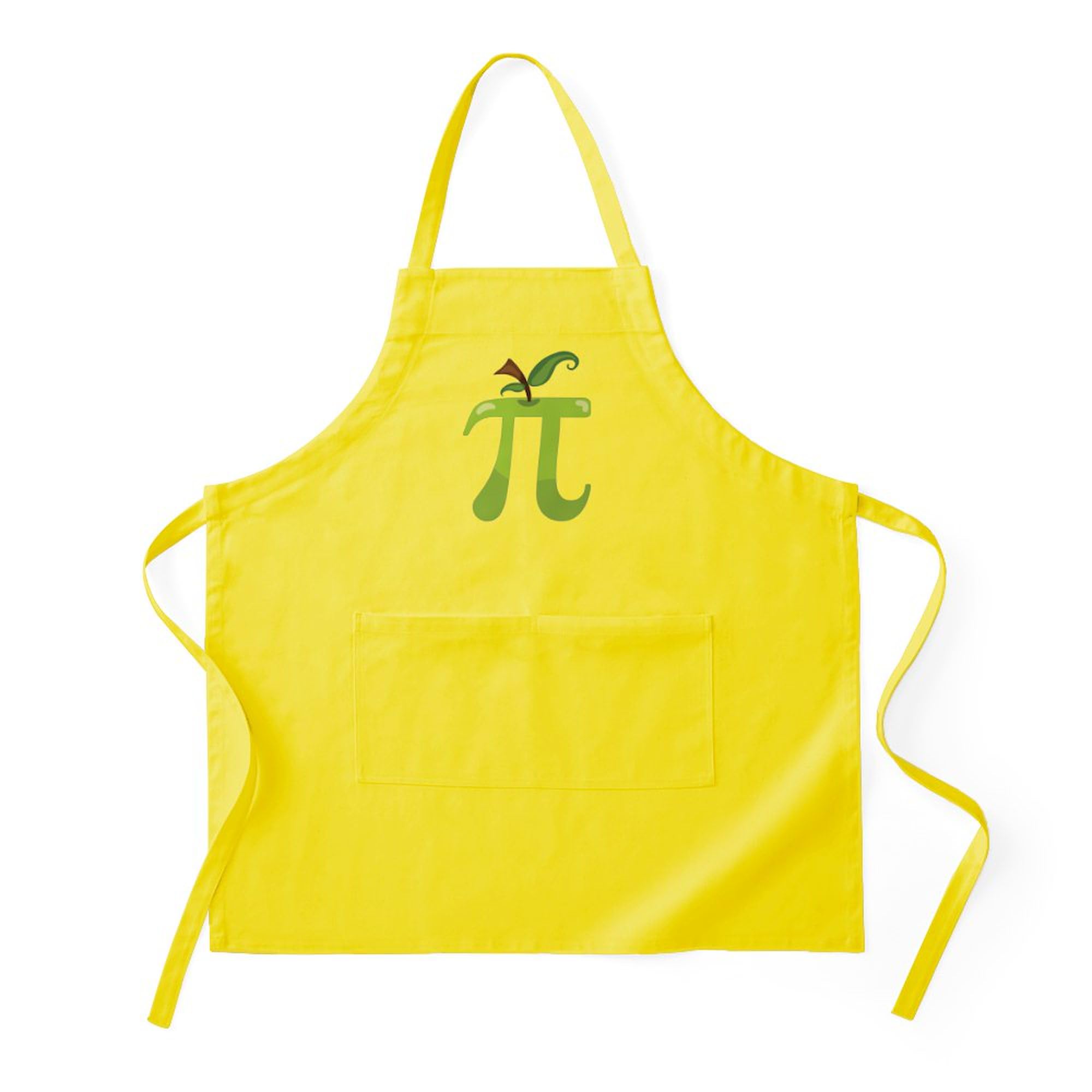Apple Pi Kitchen Apron with Pockets - BBQ Grilling & Baking Apron for Cooking, Baking & Outdoor BBQ - Funny Math & Science Gift for Chefs & Bakers