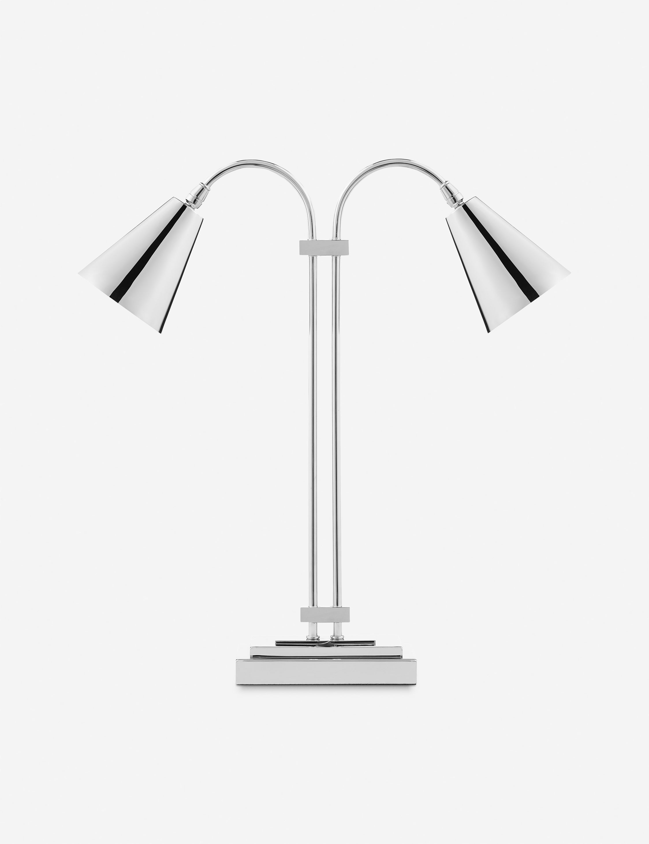 Modern Blakely Double Desk Lamp - Adjustable LED Task Lighting for Home Office, Study & Workspace - Perfect for Reading, Writing & Computer Work