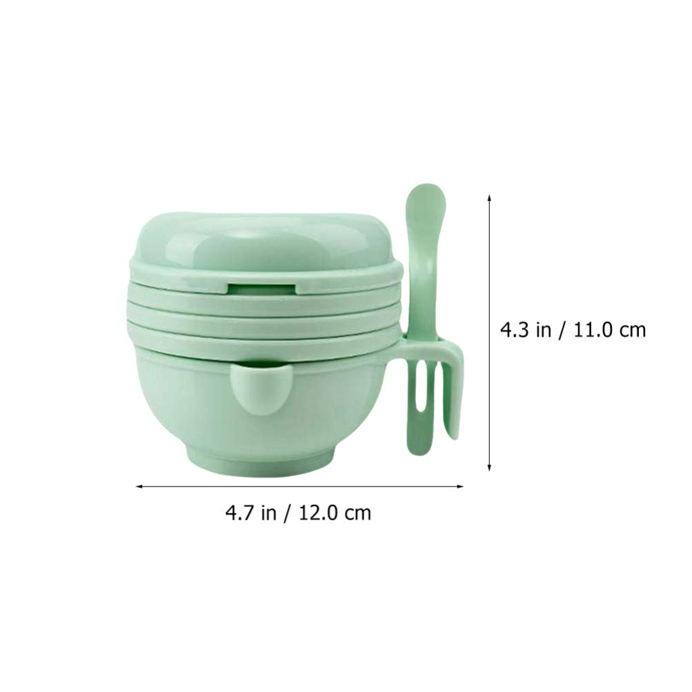 Portable Baby Food Maker & Masher - Mash & Serve Bowl for Fruits & Vegetables - Easy Baby Food Feeder & Ricer Tool - Perfect for Homemade Baby Puree & On-the-Go Feeding
