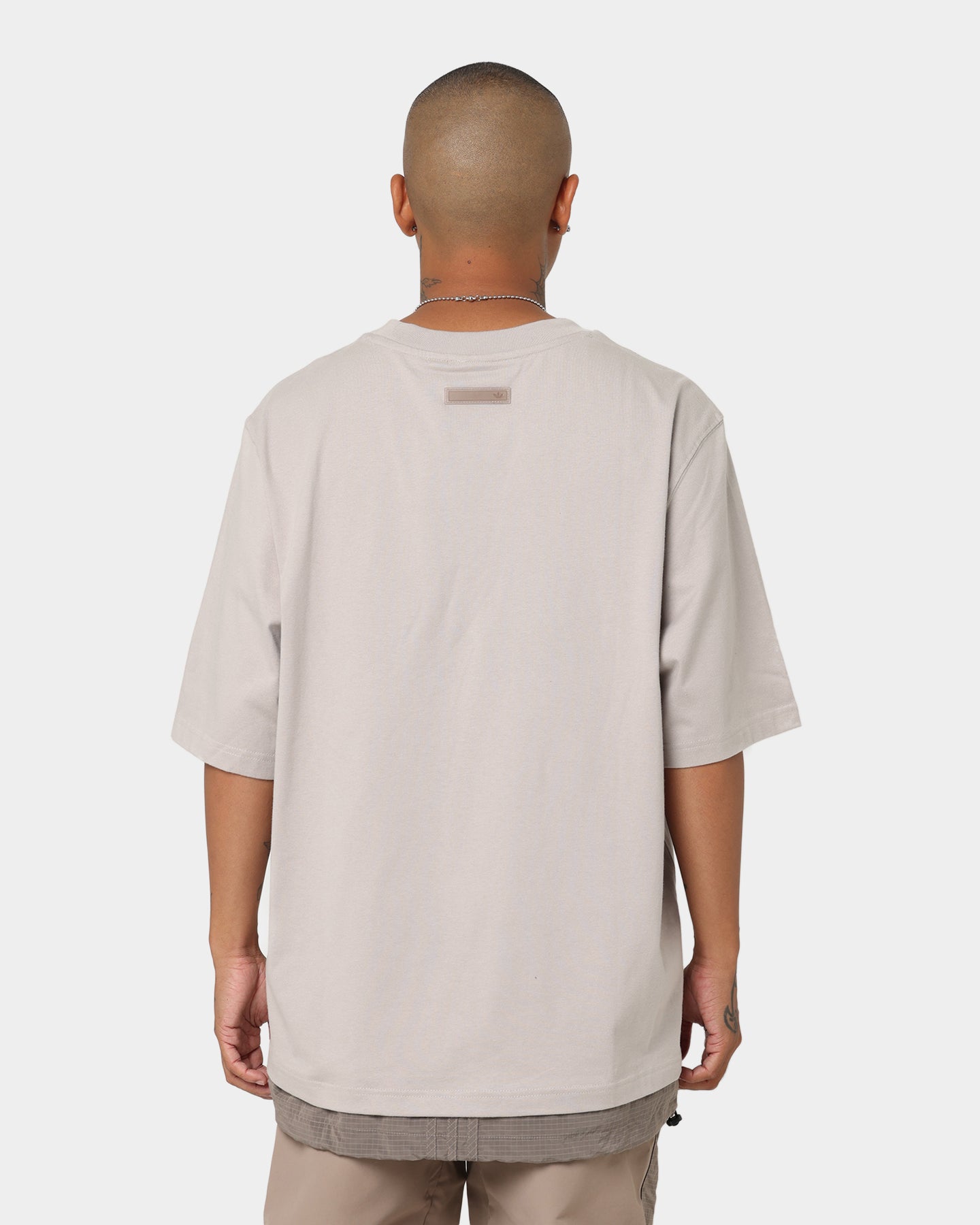 Adidas Originals Men's T-Shirt - Light Brown Casual Tee for Everyday Wear | Gym, Streetwear & Lounge Comfort