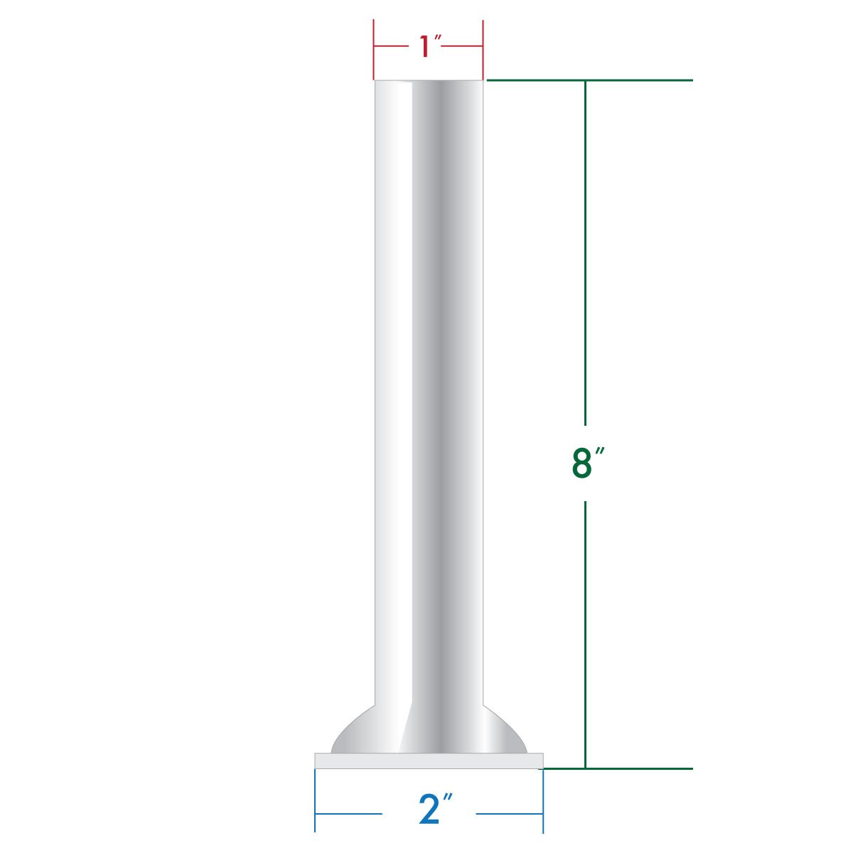 Stainless Steel Sausage Stuffer Tube - 1
