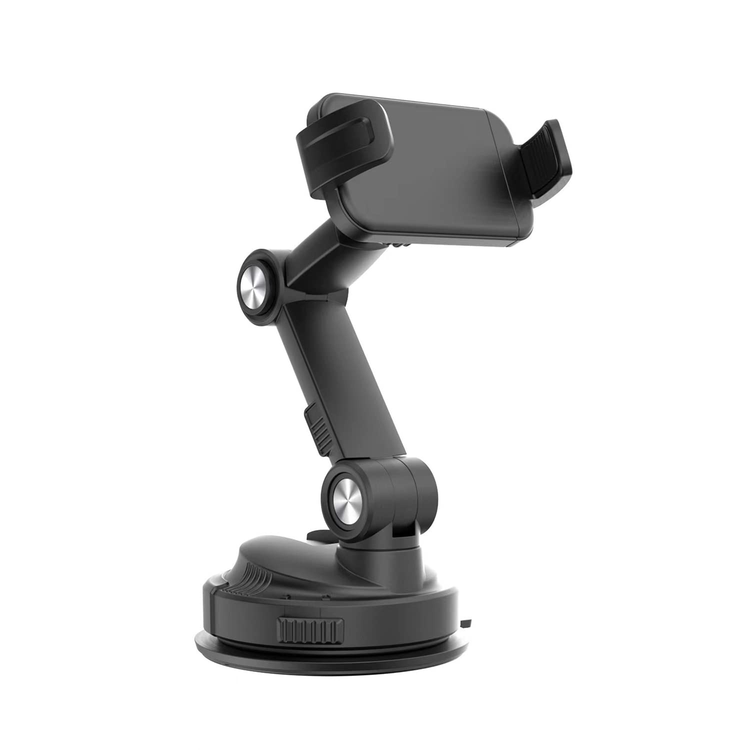 Universal Car Phone Mount Holder - Super Strong Suction Cup Dashboard Phone Stand, Adjustable Hands-Free Cell Phone Cradle for iPhone, Samsung & All Smartphones - Perfect for Safe Driving & GPS Navigation
