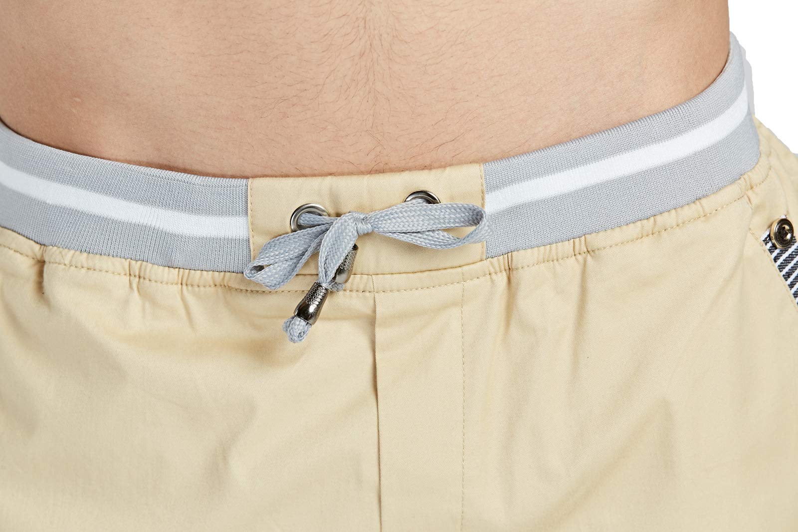 Tansozer Men's Casual Classic Fit Drawstring Shorts - Elastic Waist Summer Beach Shorts with Pockets | Perfect for Swimming, Vacation & Outdoor Activities