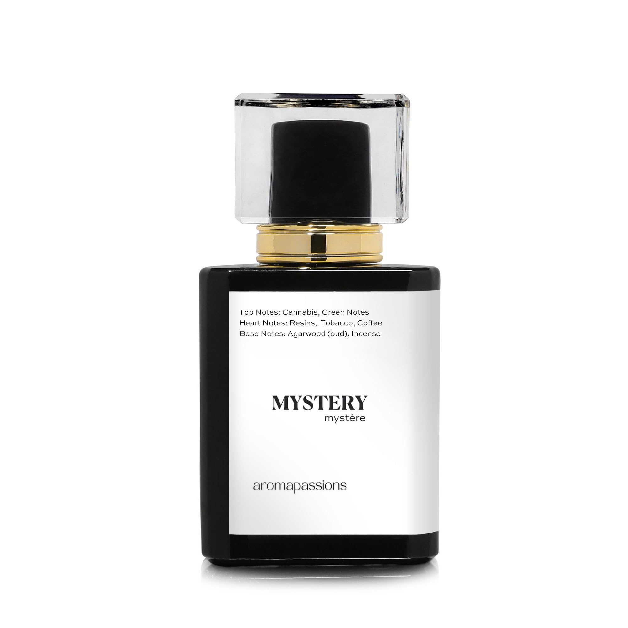 MYSTERY Inspired by Nasomato BLCK AFGNO - Unisex Pheromone Perfume & Cologne for Men & Women | Long Lasting Extrait De Parfum Dupe (3.4 Fl Oz) | Romantic Date Night & Special Occasion Fragrance