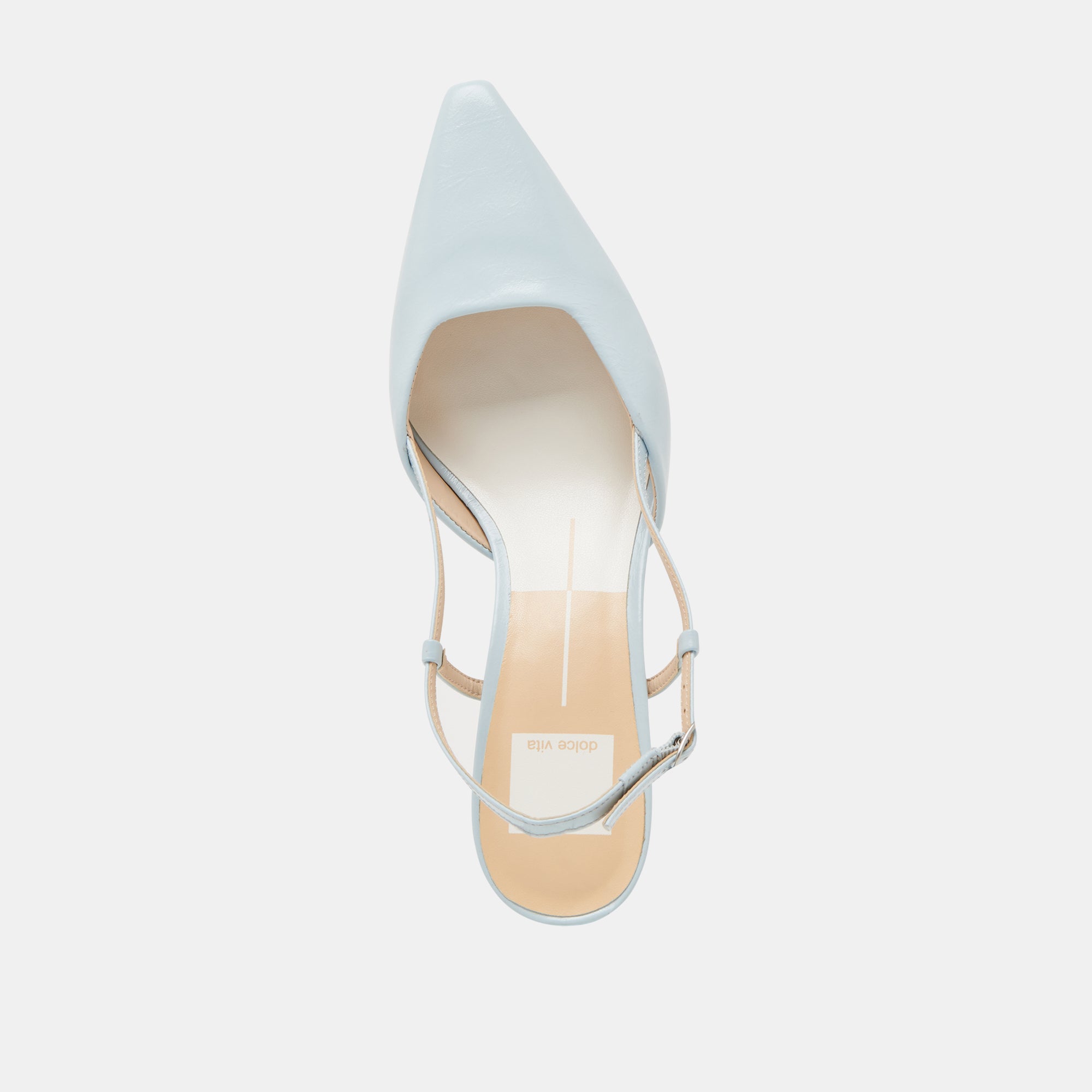 ODELA Women's High Heels - Ice Blue Genuine Leather Pumps for Party, Wedding & Evening Events
