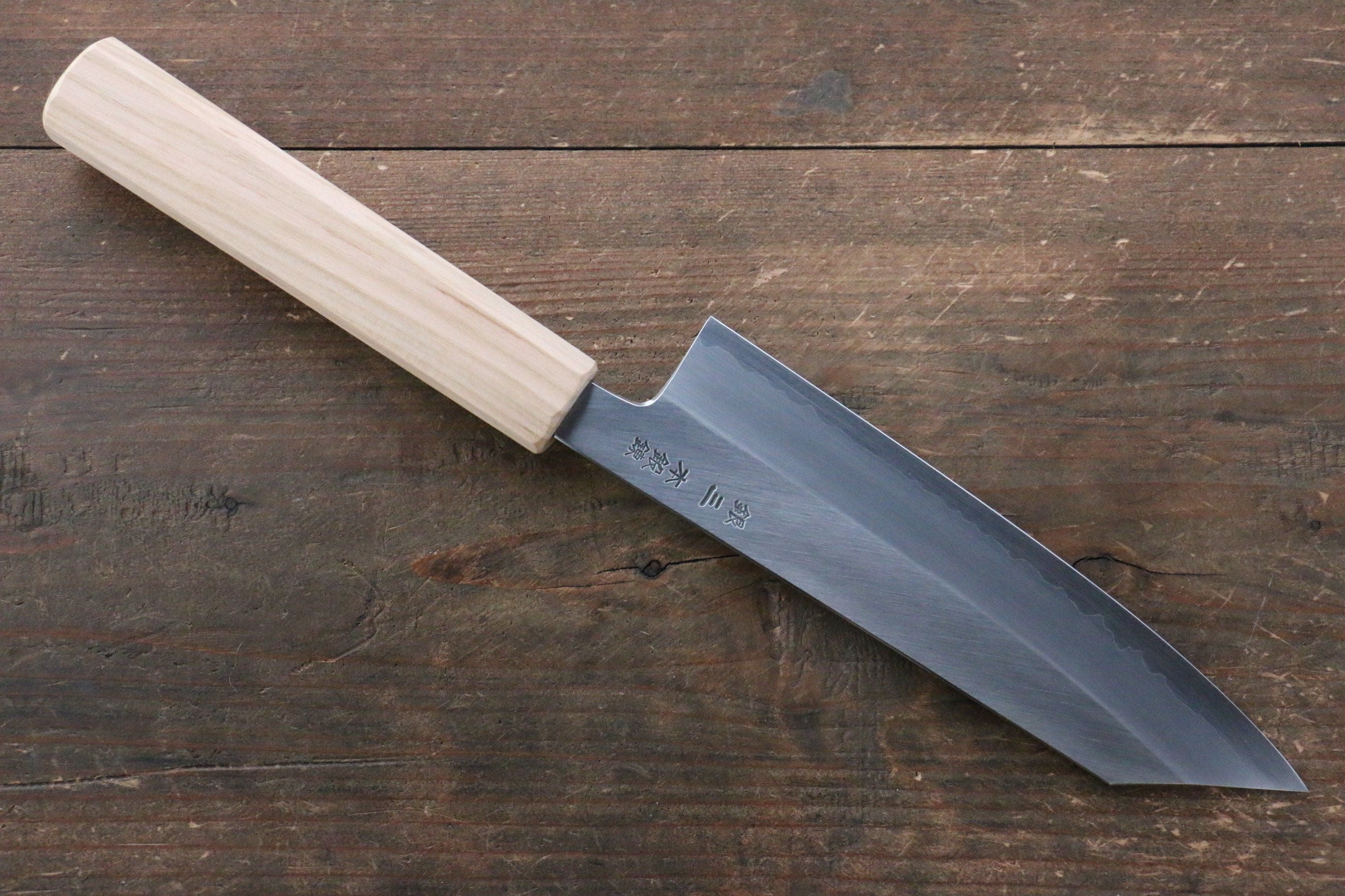 Premium Seisuke Silver Steel No.3 Bunka Knife 165mm with Cherry Wood Handle - Japanese Kitchen Knife for Slicing, Dicing & Precision Cooking