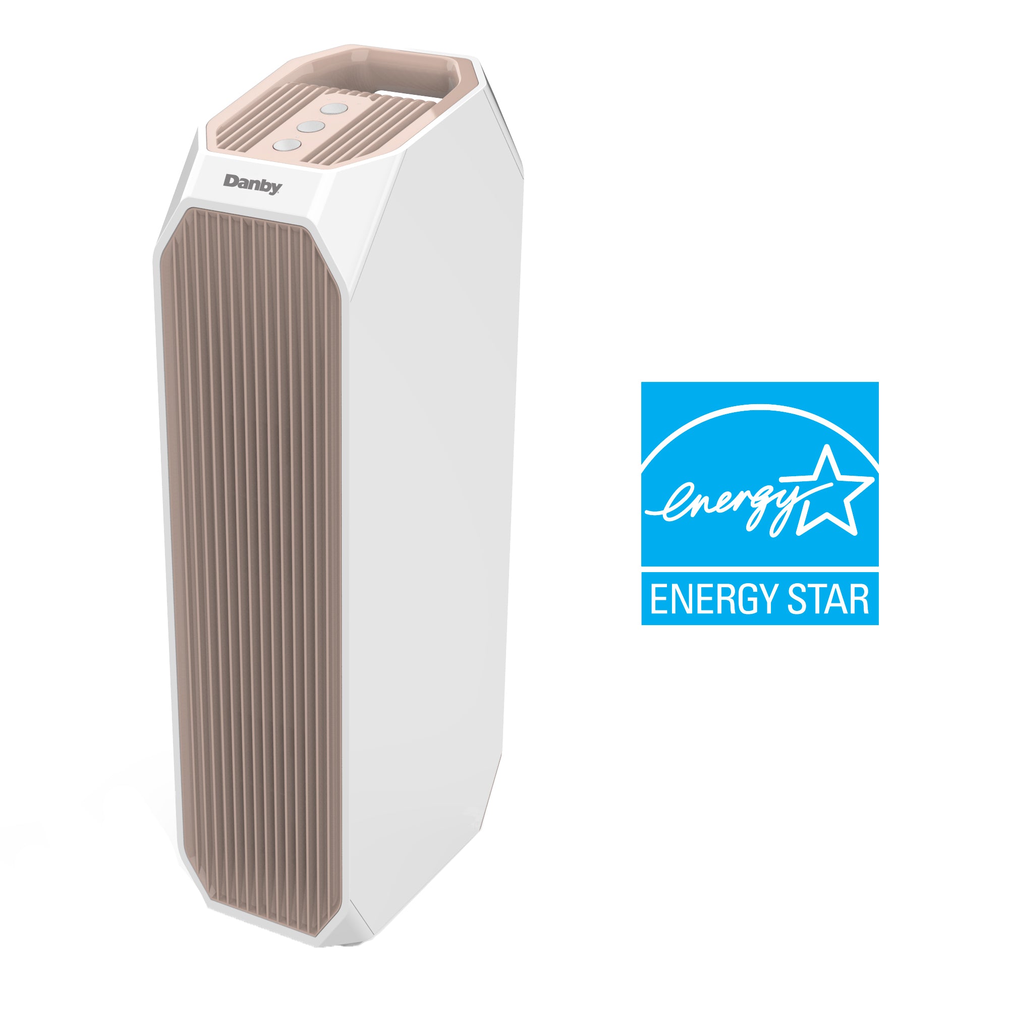 Danby DAP143BAW UV Air Purifier for Large Rooms up to 210 sq. ft - White | HEPA Filter with UV-C Light Technology | Perfect for Bedrooms, Offices & Living Spaces